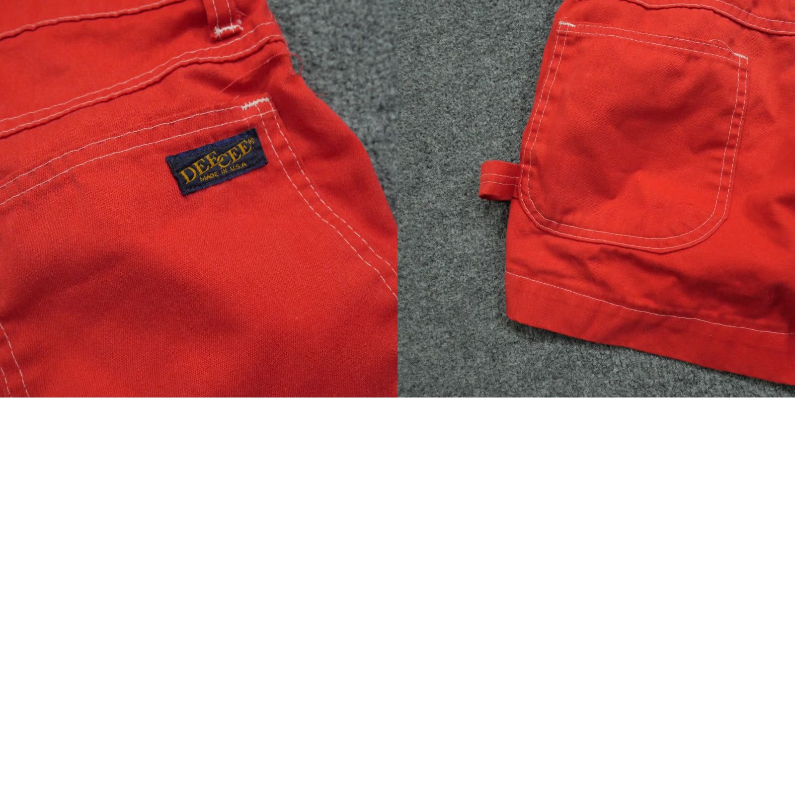 Vintage VINTAGE Dee Cee Shorts Womens 30 Orange Red Work Wear Talon 80s Size 28" / US 6 / IT 42 - 9 Thumbnail