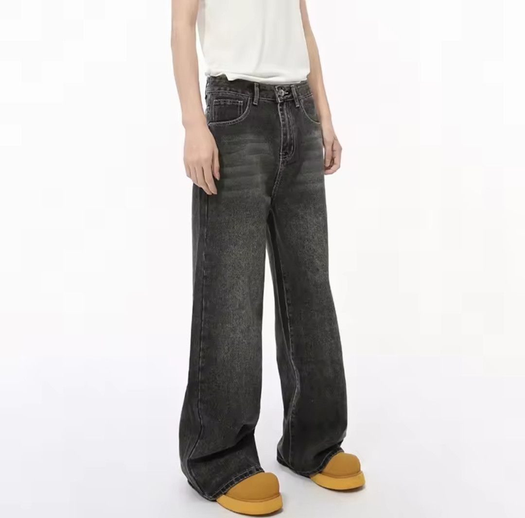 Japanese Brand × Jean Men Jeans Droop Washed Pockets Size US 28 / EU 44 - 3 Thumbnail