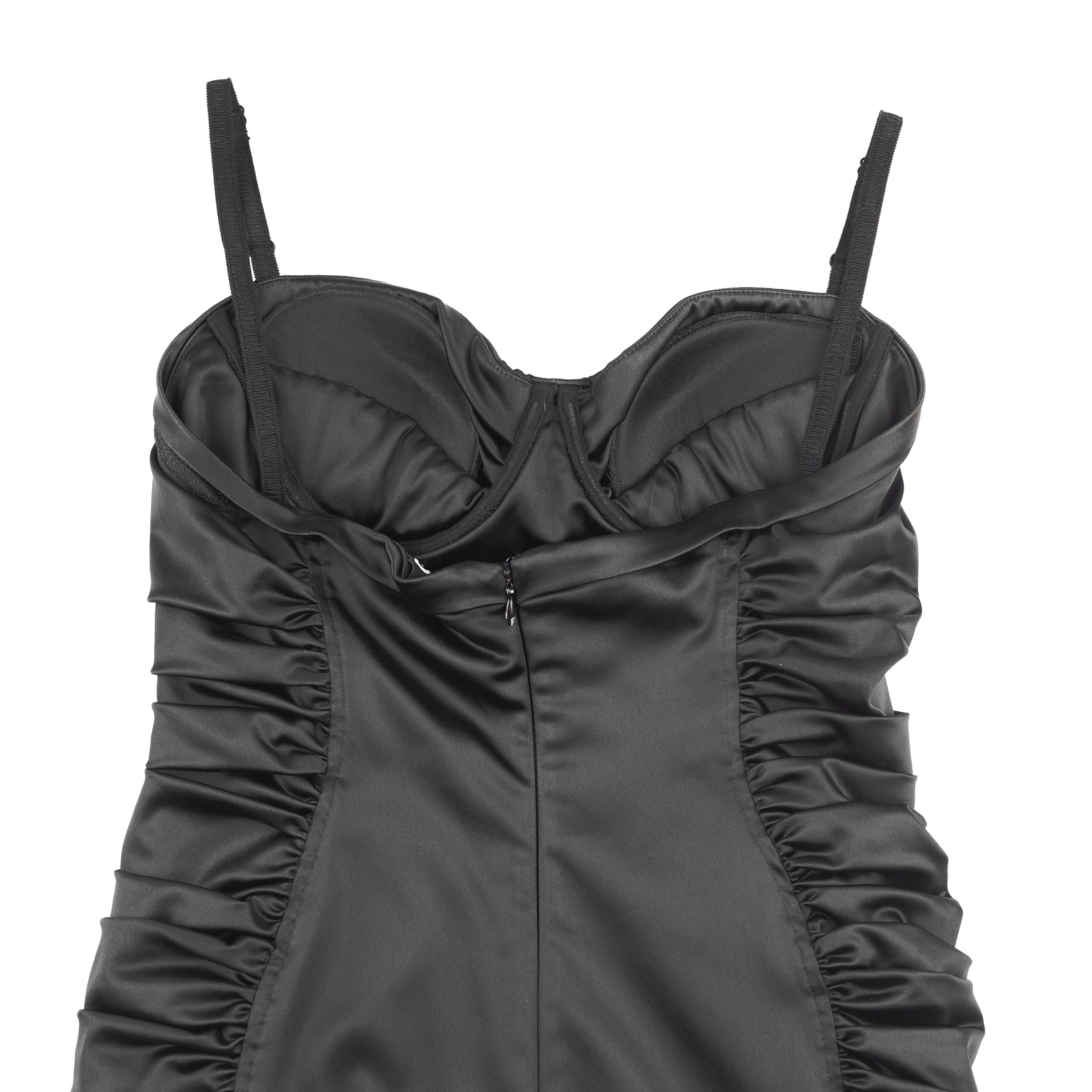 Dolce & Gabbana Dolce & Gabbana Ruched Sleeveless Vintage Bustier Dress Size M / US 6-8 / IT 42-44 - 6 Thumbnail