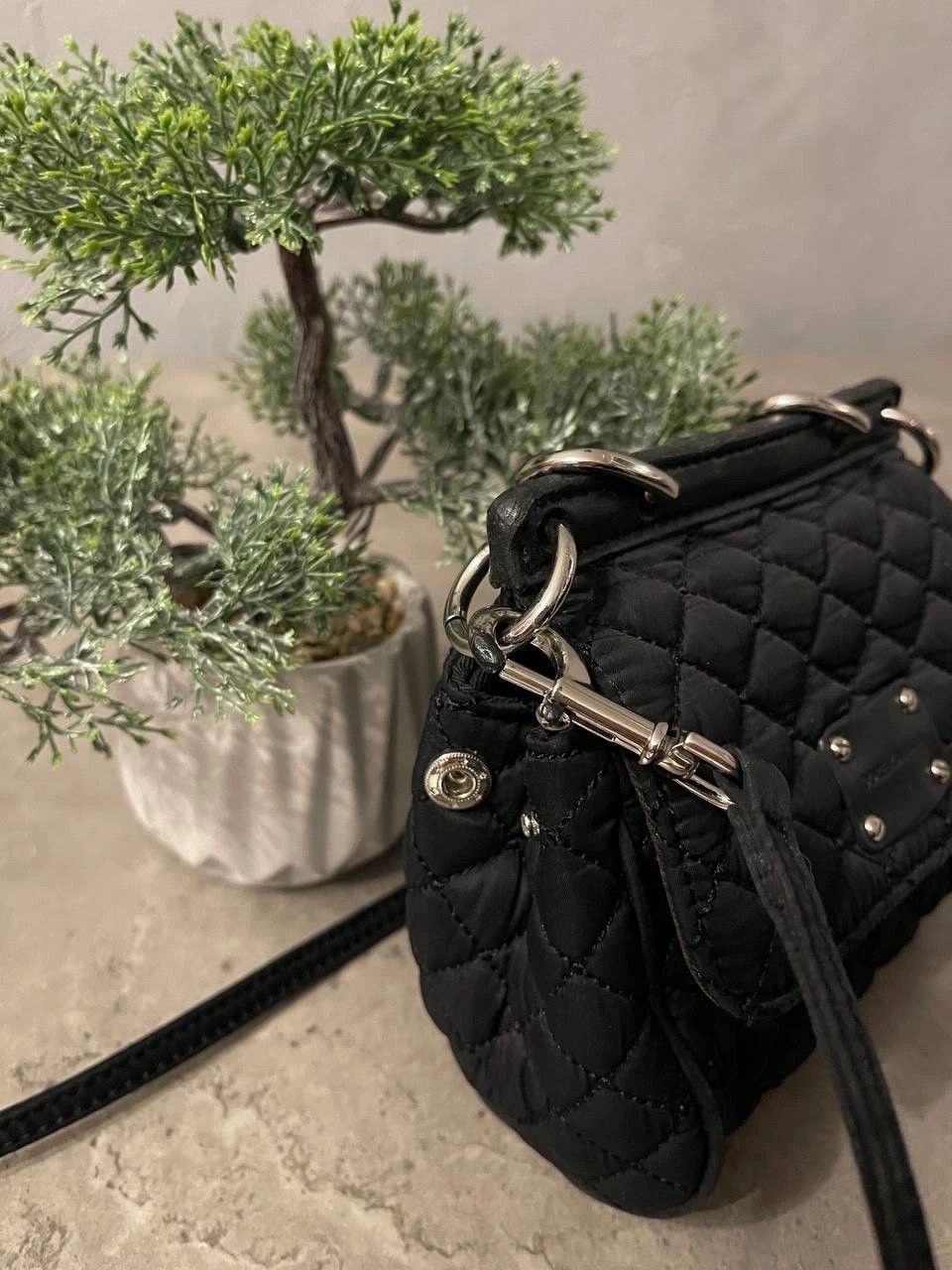 Dolce & Gabbana Vintage Dolce & Gabanna Nylon mini Bucket Bag Black Quilted Size ONE SIZE - 6 Thumbnail