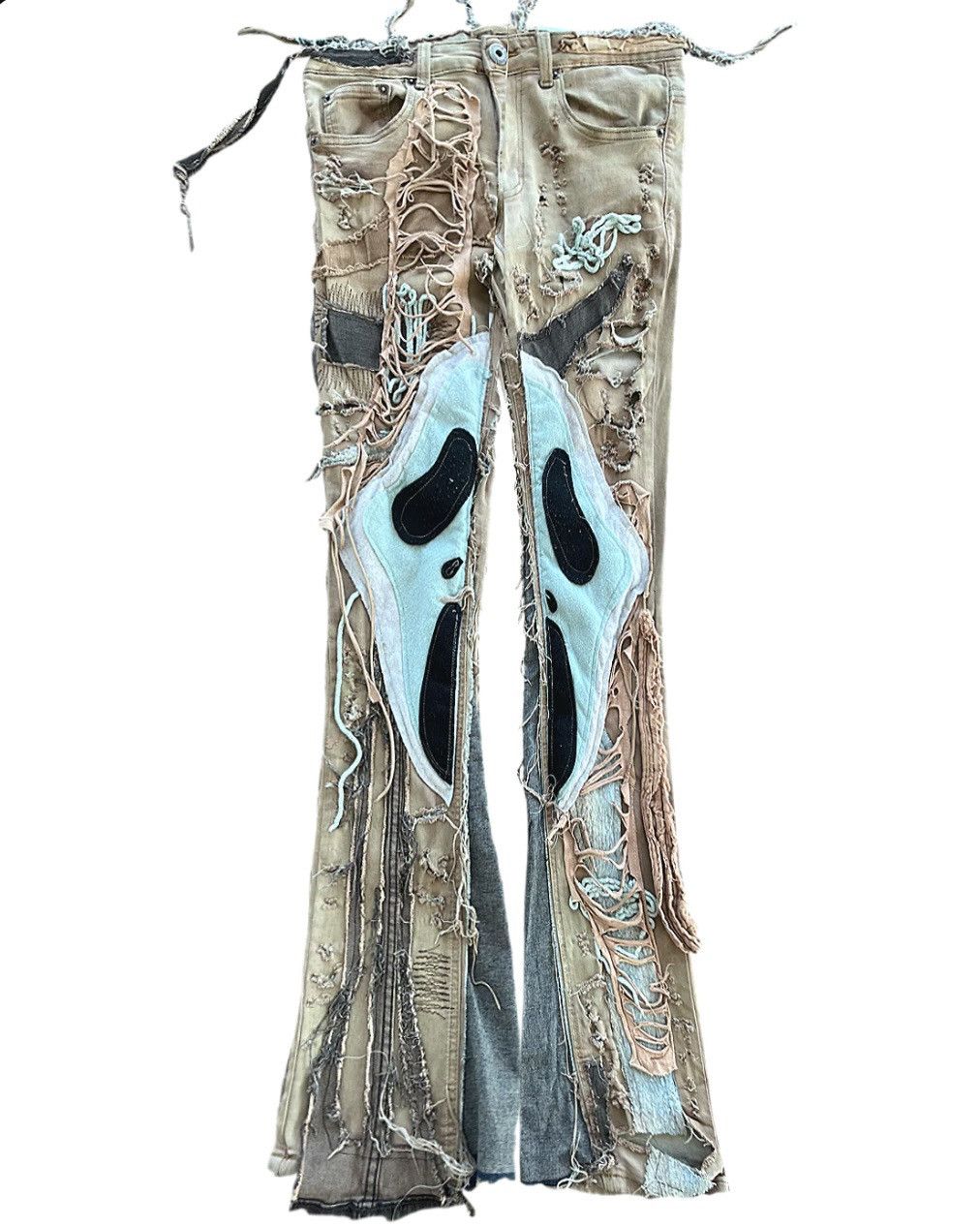 image of Vintage “Blu Salmon” Scream Dedwrldwide Denim in Blue, Men's (Size 34)
