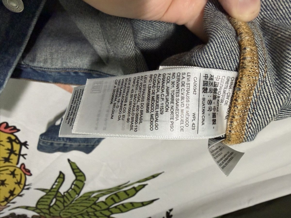 DENIM TEARS × Levi's Cotton Wreath Levi's Big E Type II Jacket Size US XL / EU 56 / 4 - 12 Thumbnail