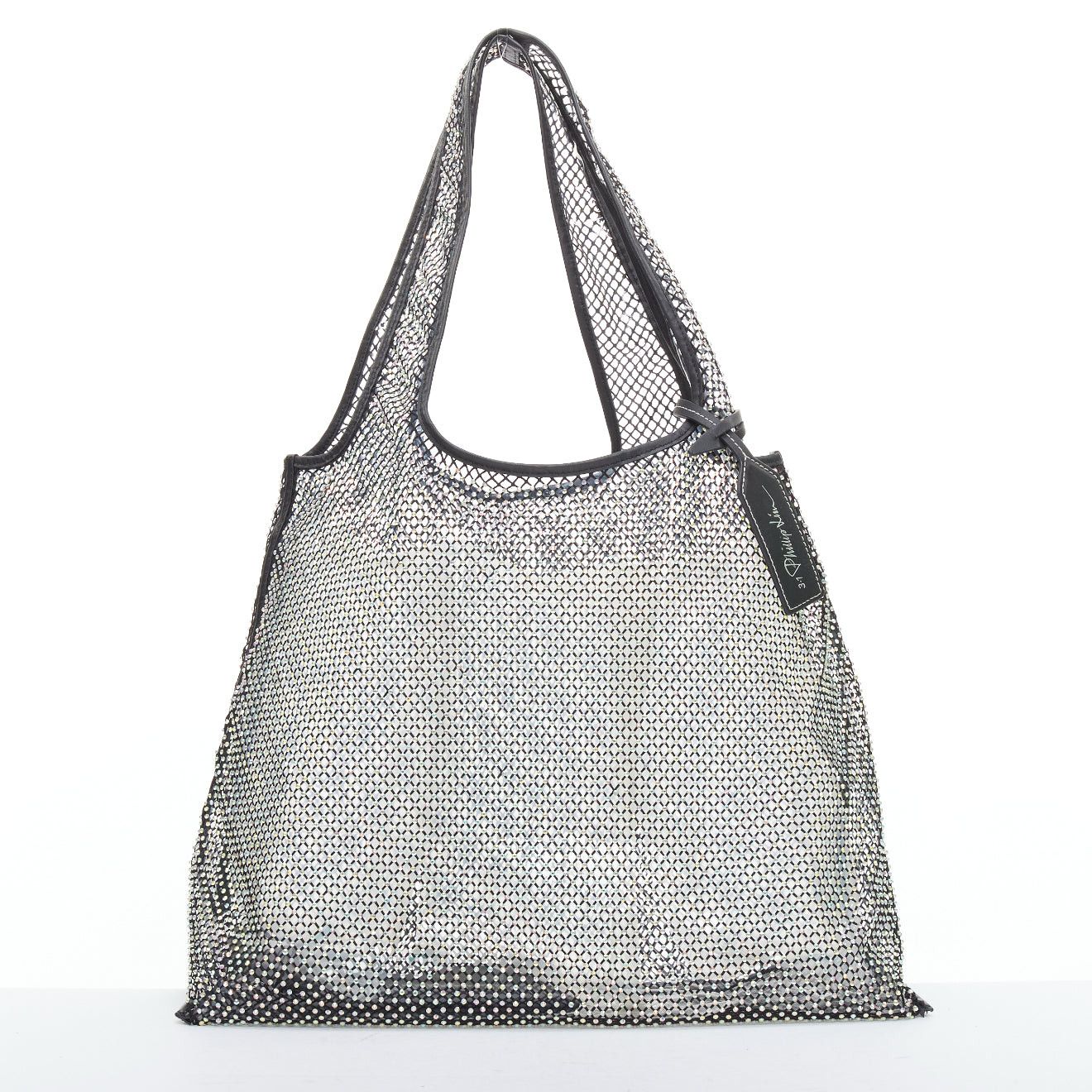 3 1 Phillip Lim Psychedelic Fine Crystal Mesh Pvc Lined Market Tote Bag, Women's