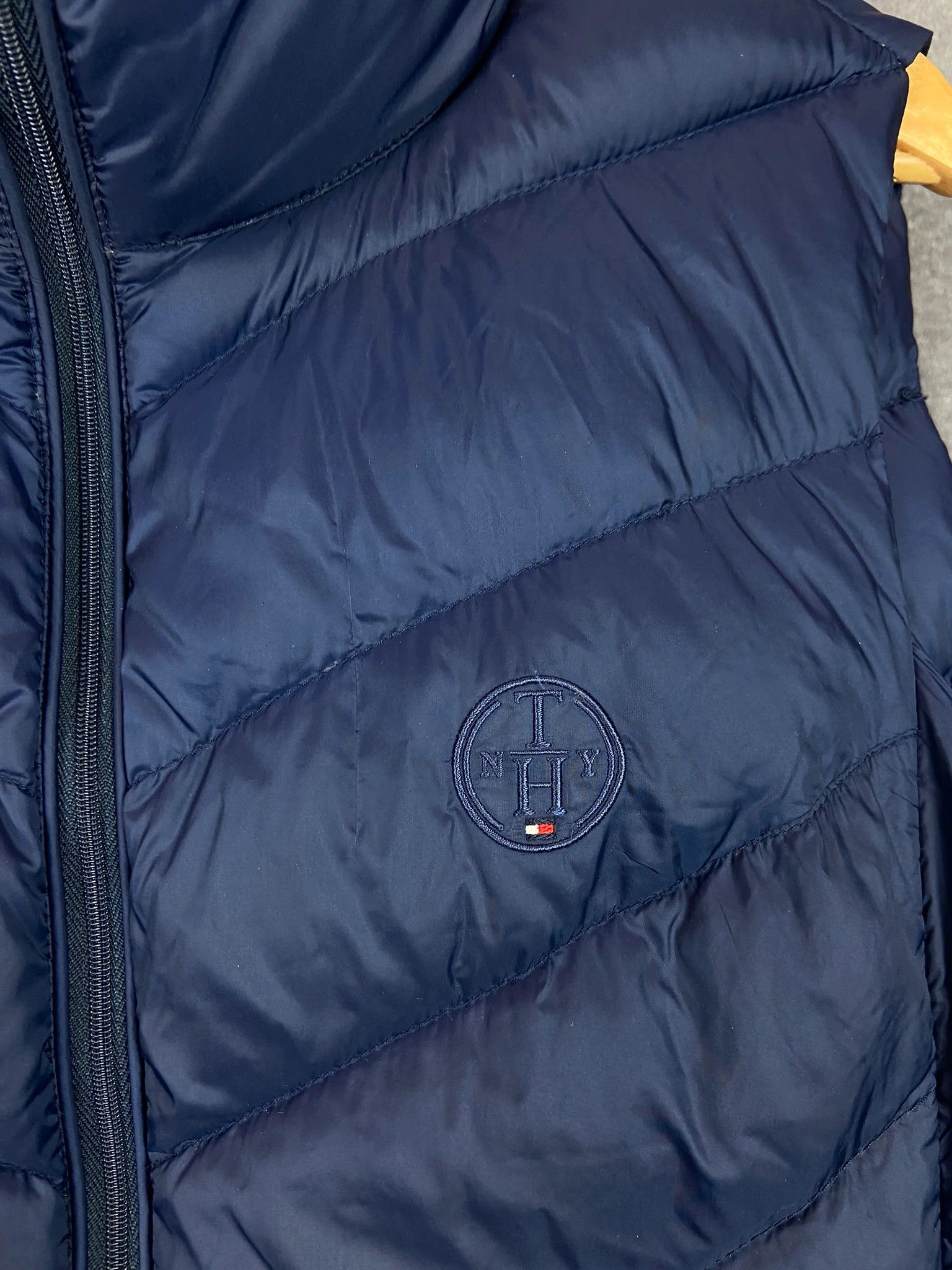 Tommy Hilfiger Tommy Hilfiger Puffer Vest L Women’s | Navy Down Gilet Size L / US 10 / IT 46 - 2 Thumbnail