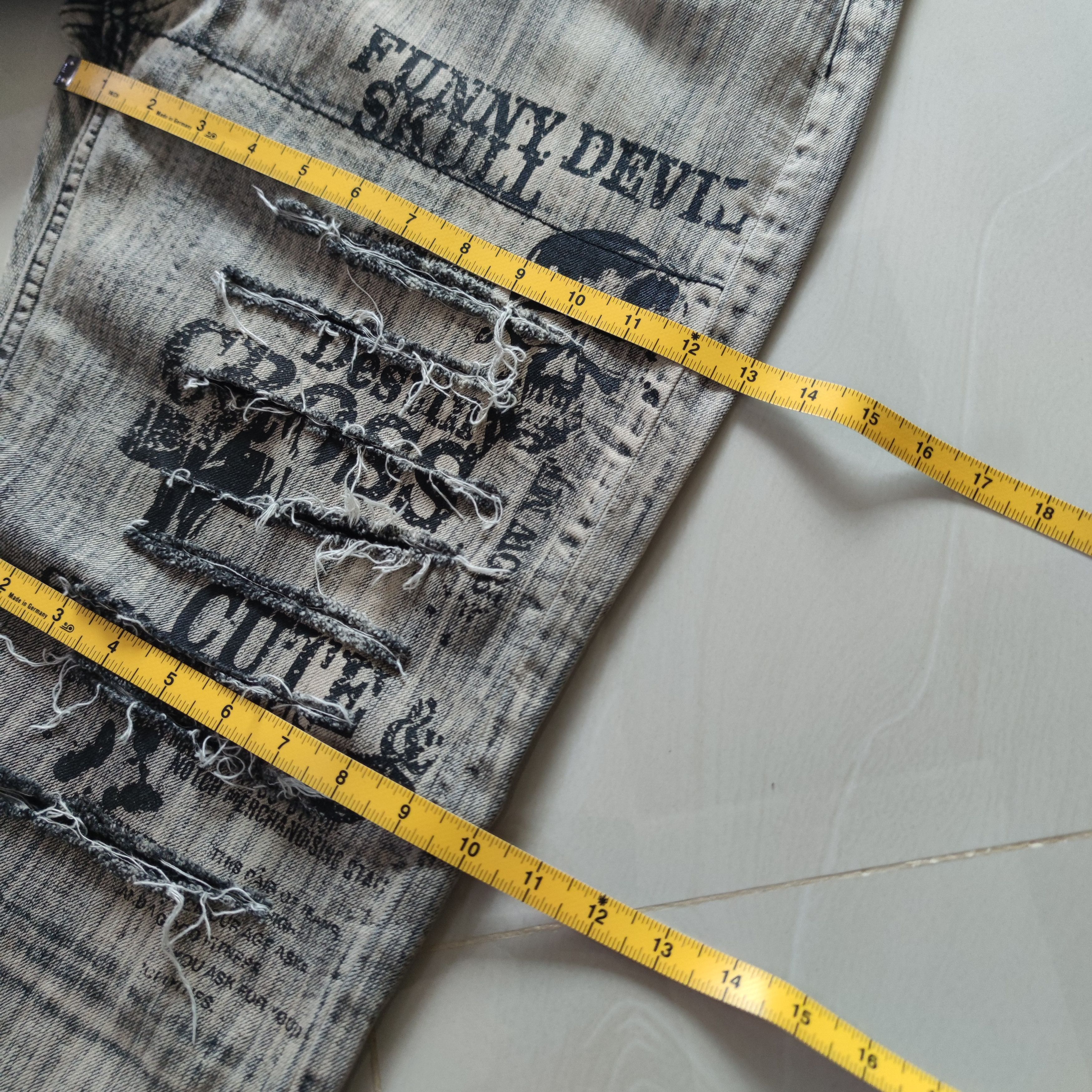 Seditionaries DISTRESSED SKULL DENIM Size US 36 / EU 52 - 15 Thumbnail