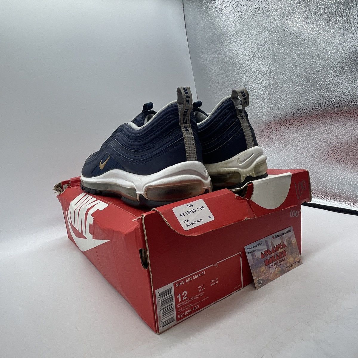 Nike Air max 97 midnight run Size US 12 / EU 45 - 4 Thumbnail