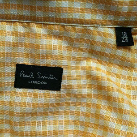 Paul Smith PAUL SMITH MEN'S BIG & TALL NEW COTTON DRESS SHIRT SIZE: 18 Size US XXL / EU 58 / 5 - 7 Thumbnail