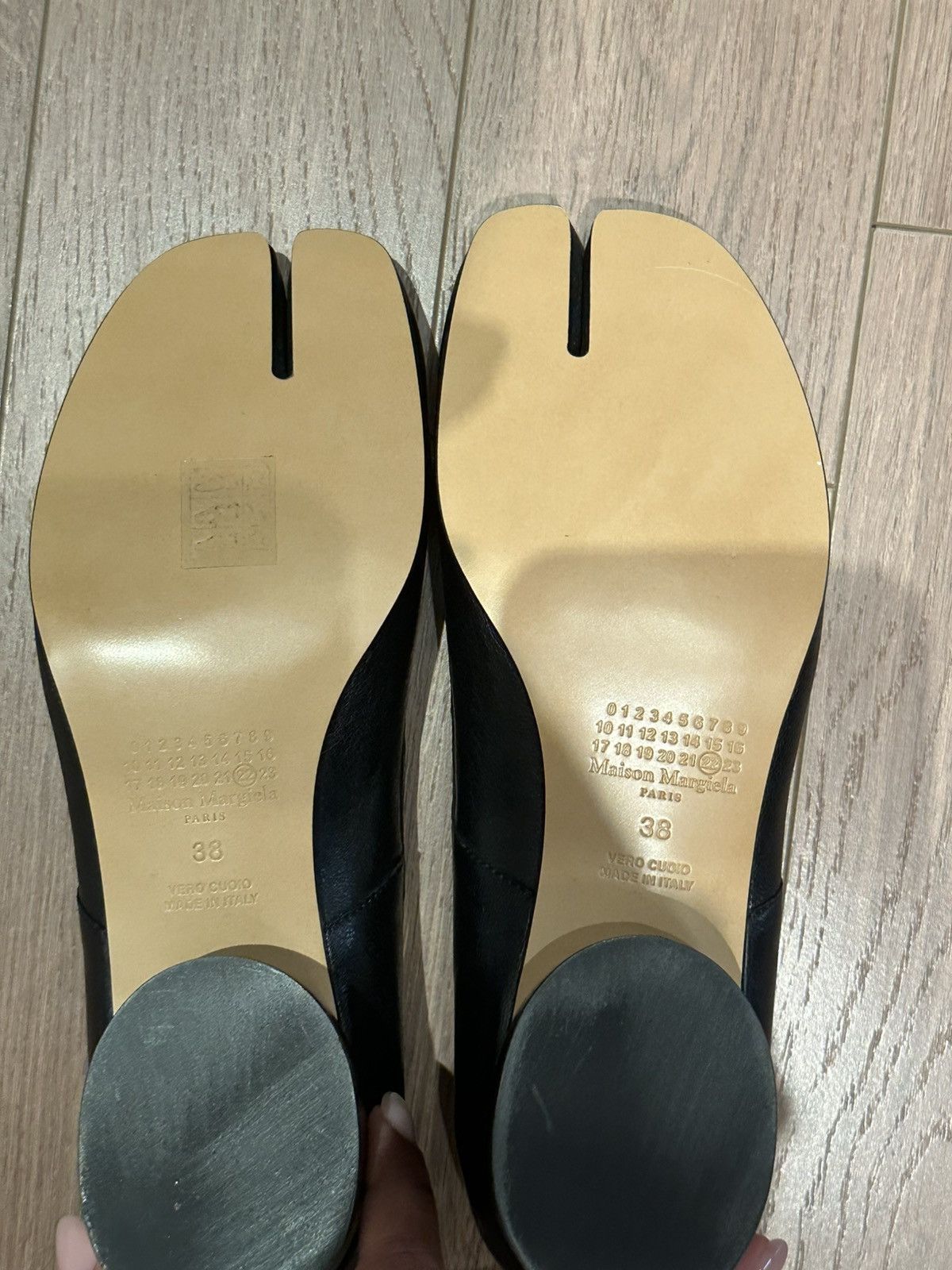 Maison Margiela Maison Margiela 30mm black tabi ballerinas Size US 8 / IT 38 - 3 Thumbnail