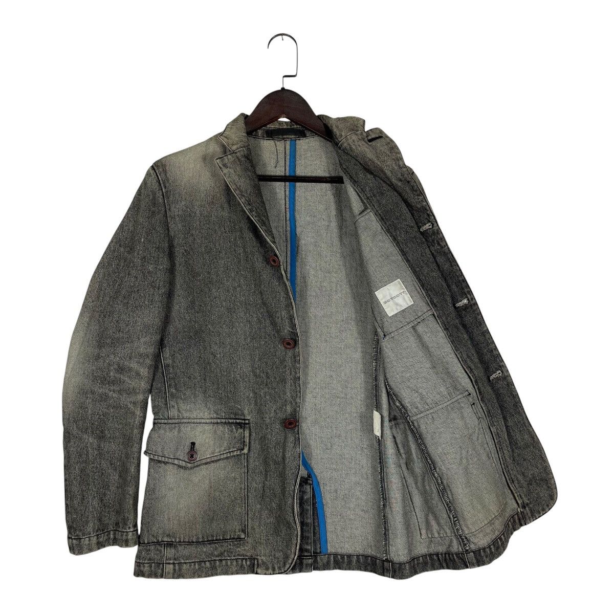 Boycott Vintage Boycott Japan Denim Blazer Jacket Size US M / EU 48-50 / 2 - 2 Thumbnail