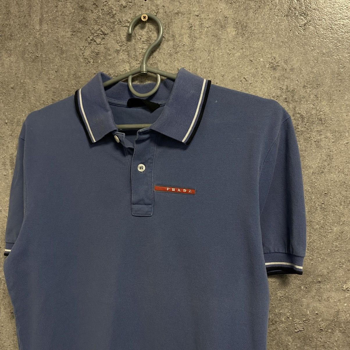 Prada Vintage Luxury Prada Polo Shirt Red Tab Size S Size US S / EU 44-46 / 1 - 3 Thumbnail
