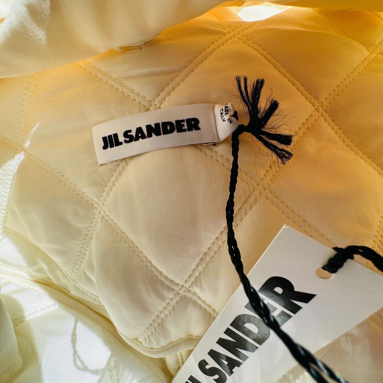 Jil Sander Jil Sander Cream Goldfish Long Quilted Zip Hooded Jacket 36 Size M / US 6-8 / IT 42-44 - 10 Thumbnail