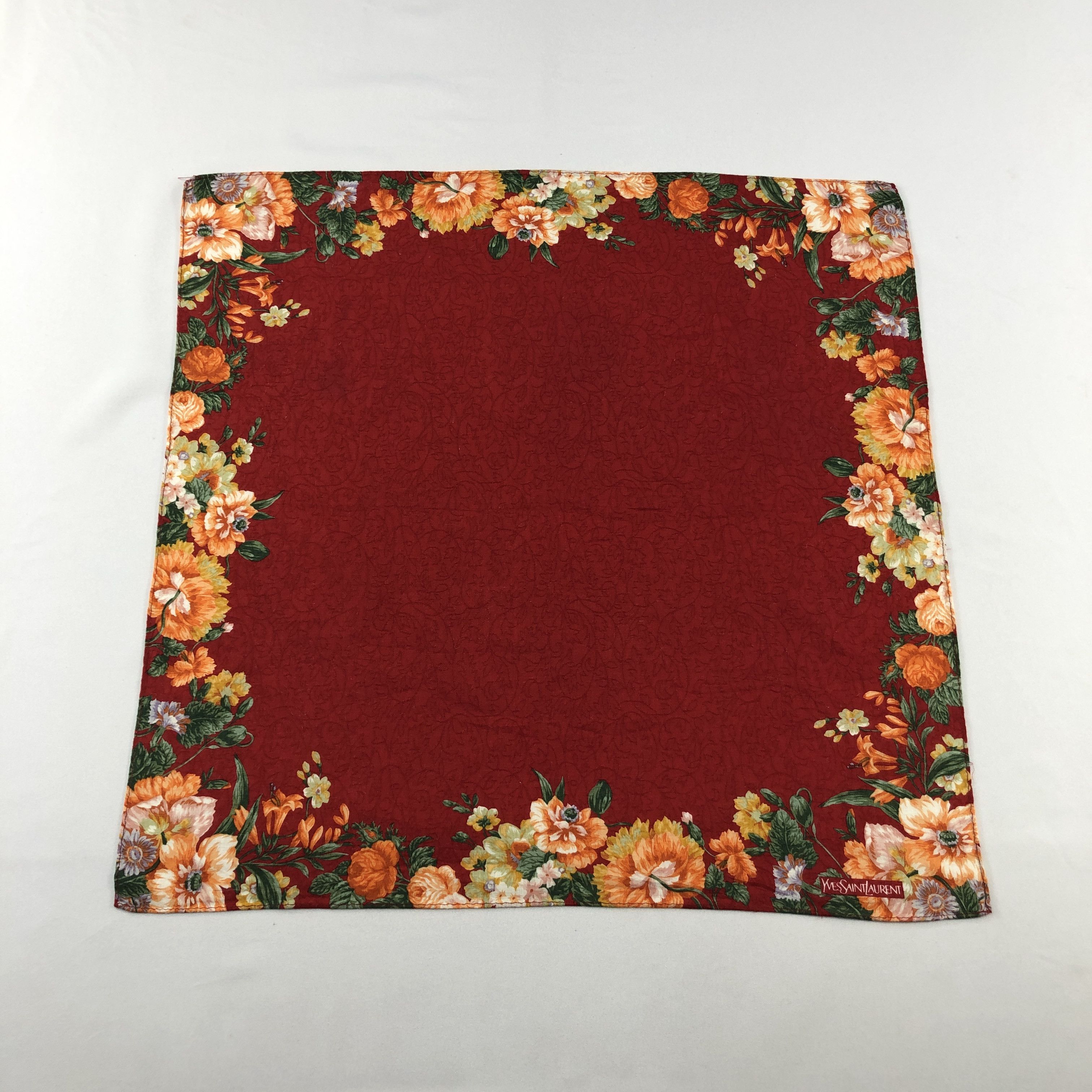 Yves Saint Laurent YSL Handkerchief Neckerchief Bandana H2929 Size ONE SIZE - 1 Thumbnail