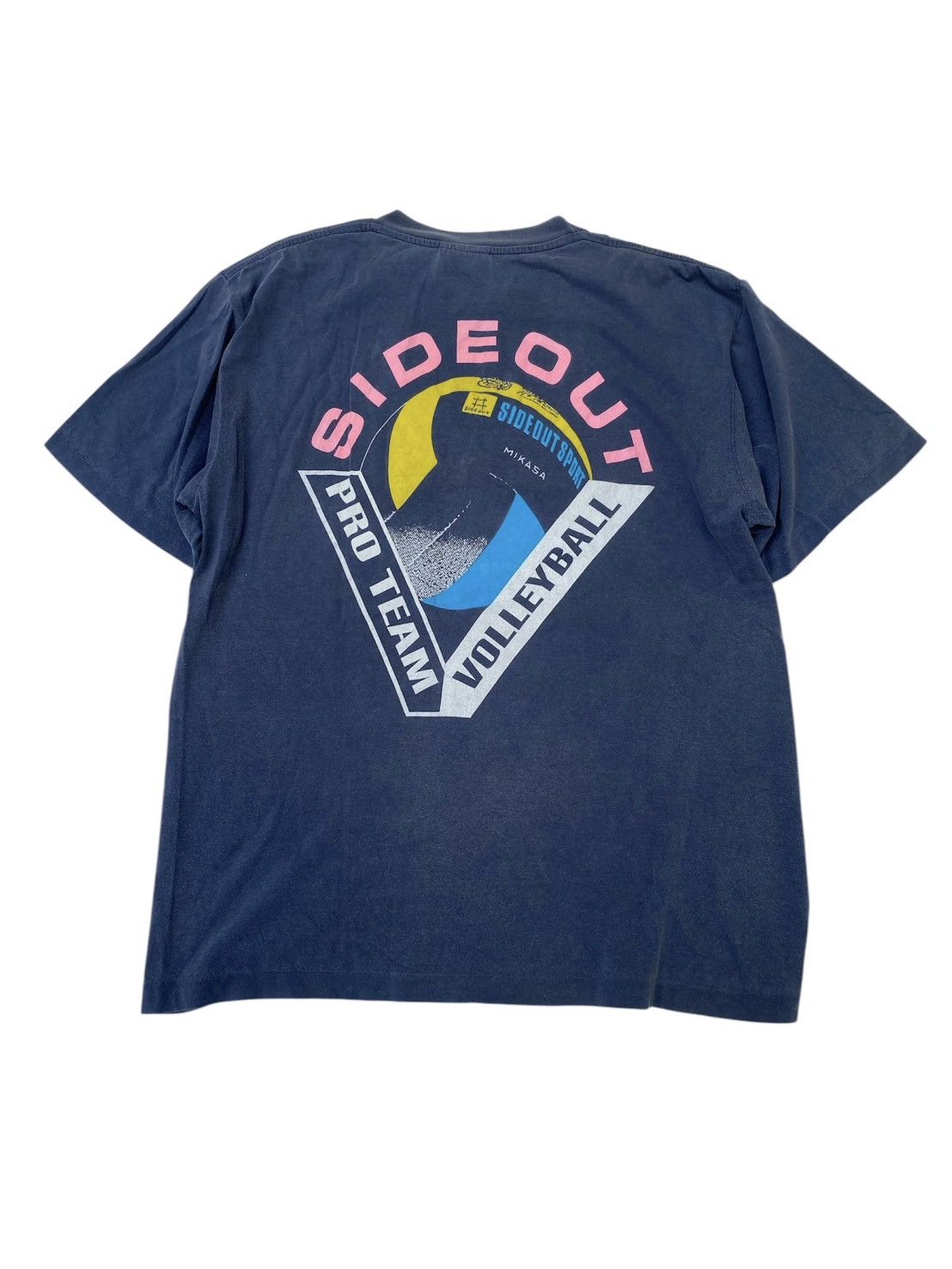 Billabong × Oakley Vintage Faded Sideout Sport Graphic Tee Size US L / EU 52-54 / 3 - 1 Thumbnail