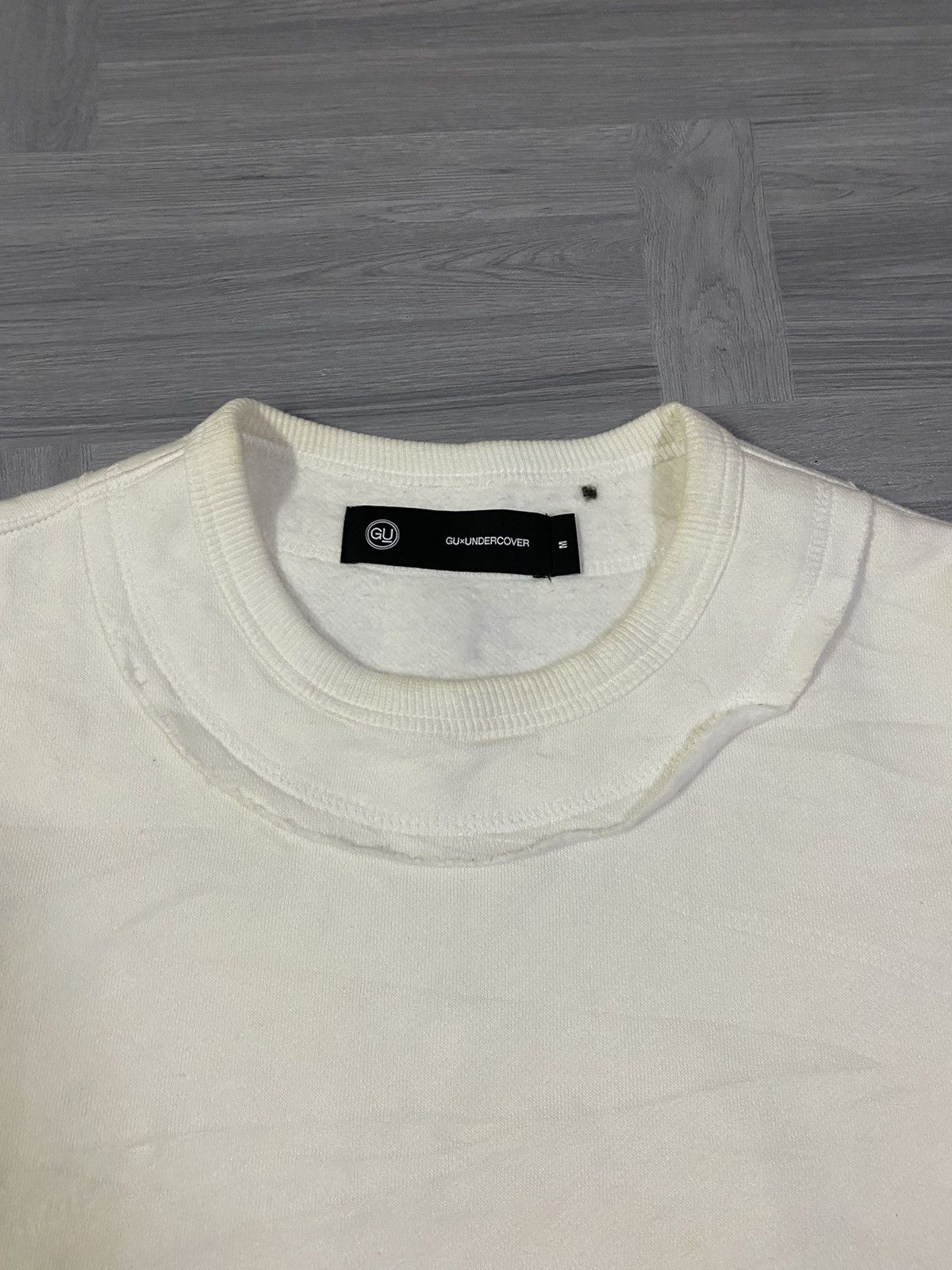 GU × Undercover Undercover X GU Sweatshirt Plain White Crewneck Size US M / EU 48-50 / 2 - 12 Thumbnail