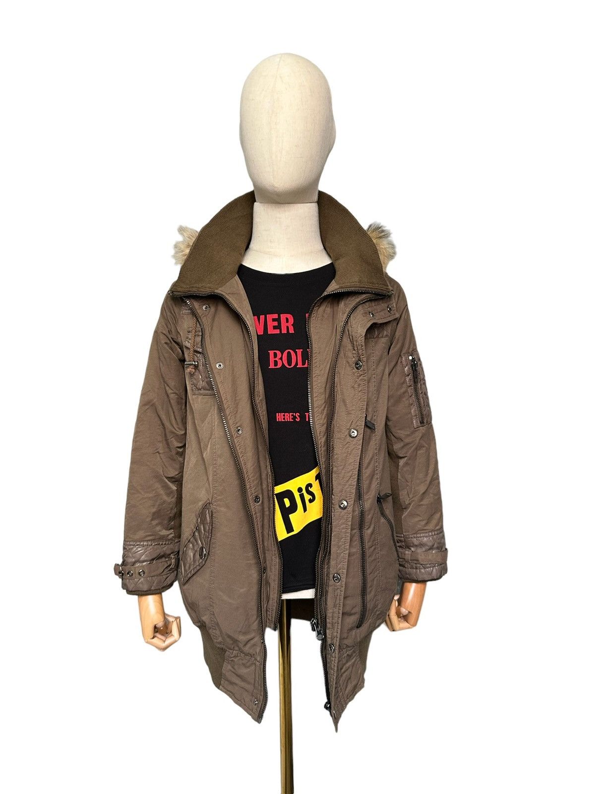 Japanese Brand Rare y2k BEAUX ART Rocker parka jacket Size US M / EU 48-50 / 2 - 3 Thumbnail