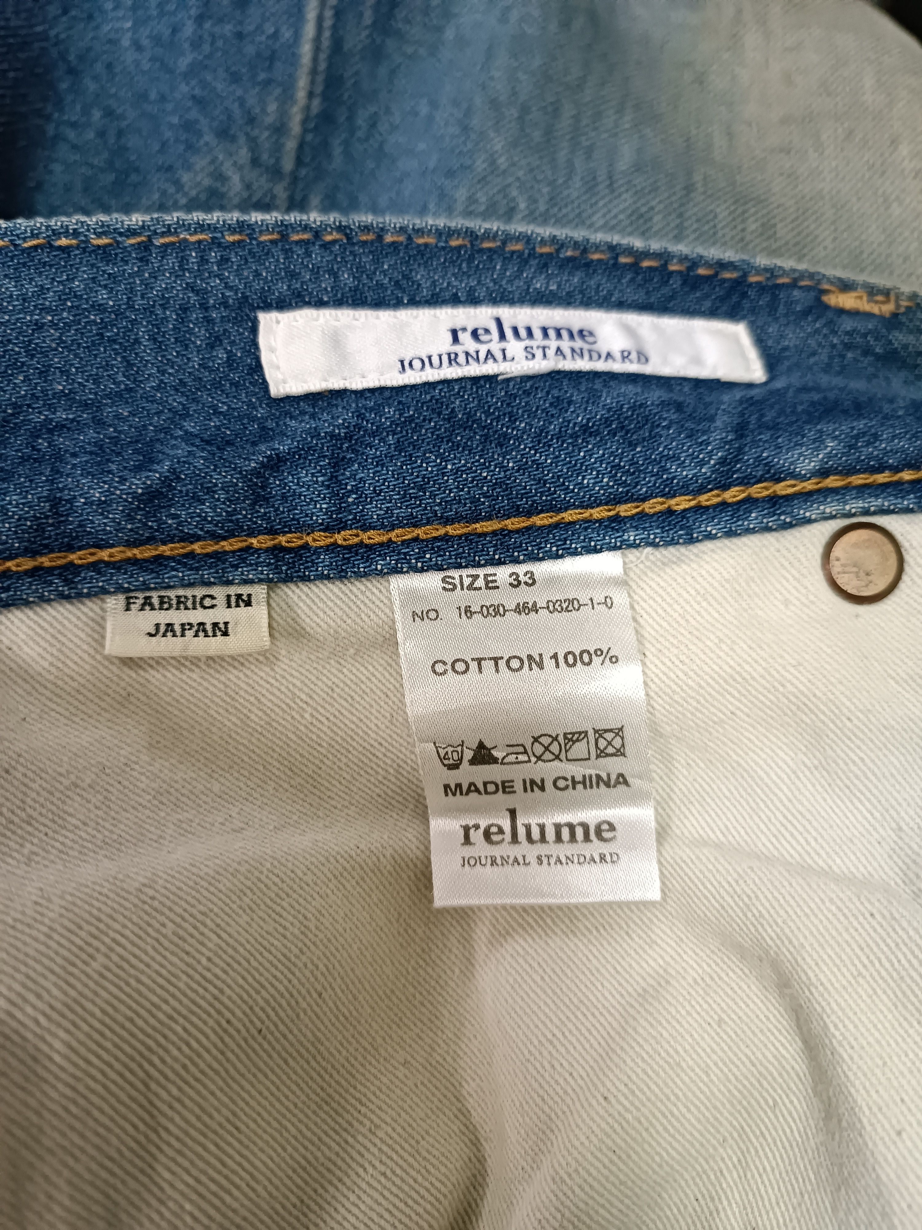 Japanese Brand × Vintage VINTAGE Relume Selvedge Whiskers Faded Denim E243i Size US 32 / EU 48 - 14 Thumbnail