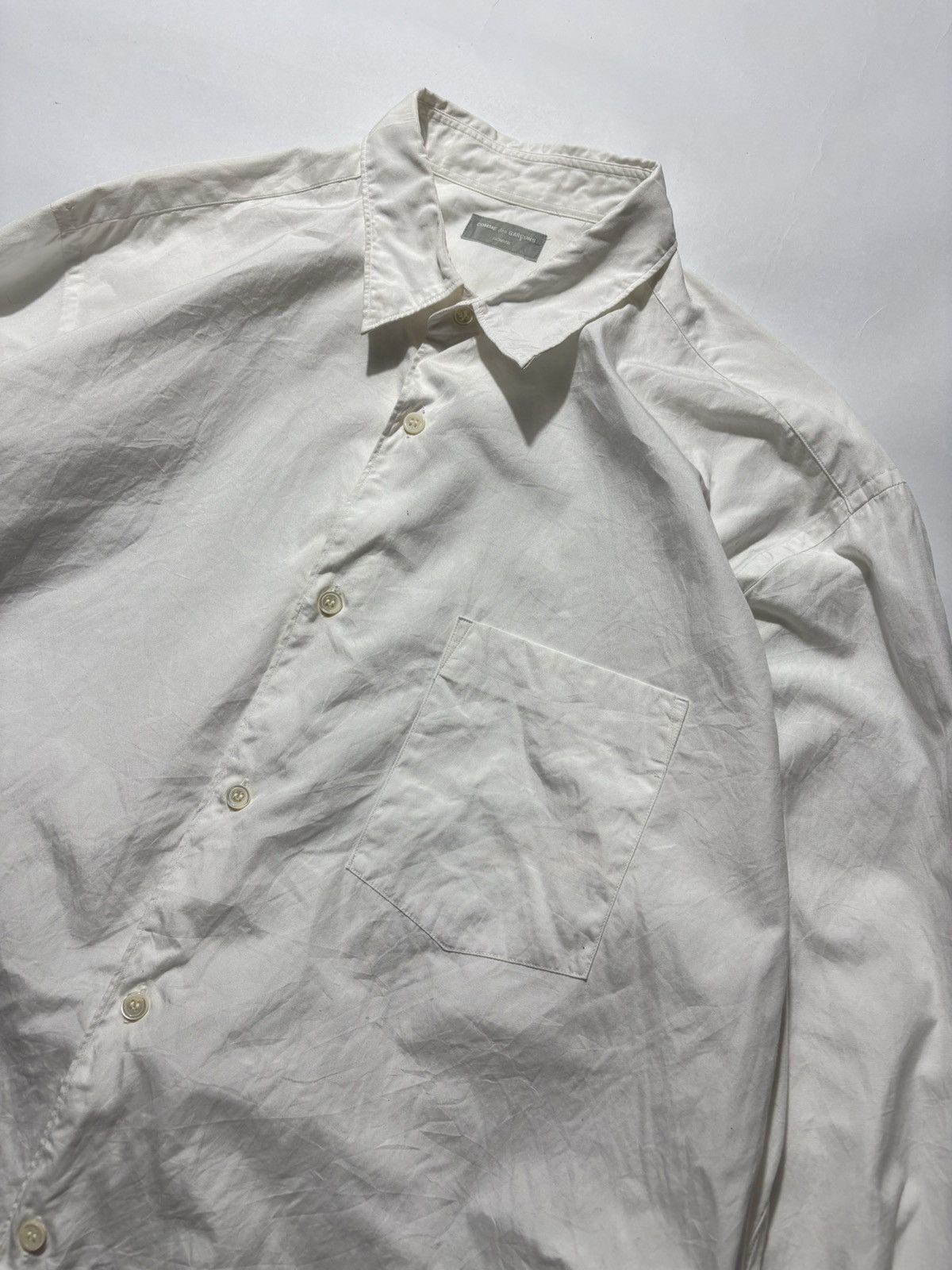 Comme des Garcons Homme COMME DES GARCONS HOMME OVERSIZED BROADCLOTH L/S SHIRT Size US XL / EU 56 / 4 - 2 Thumbnail