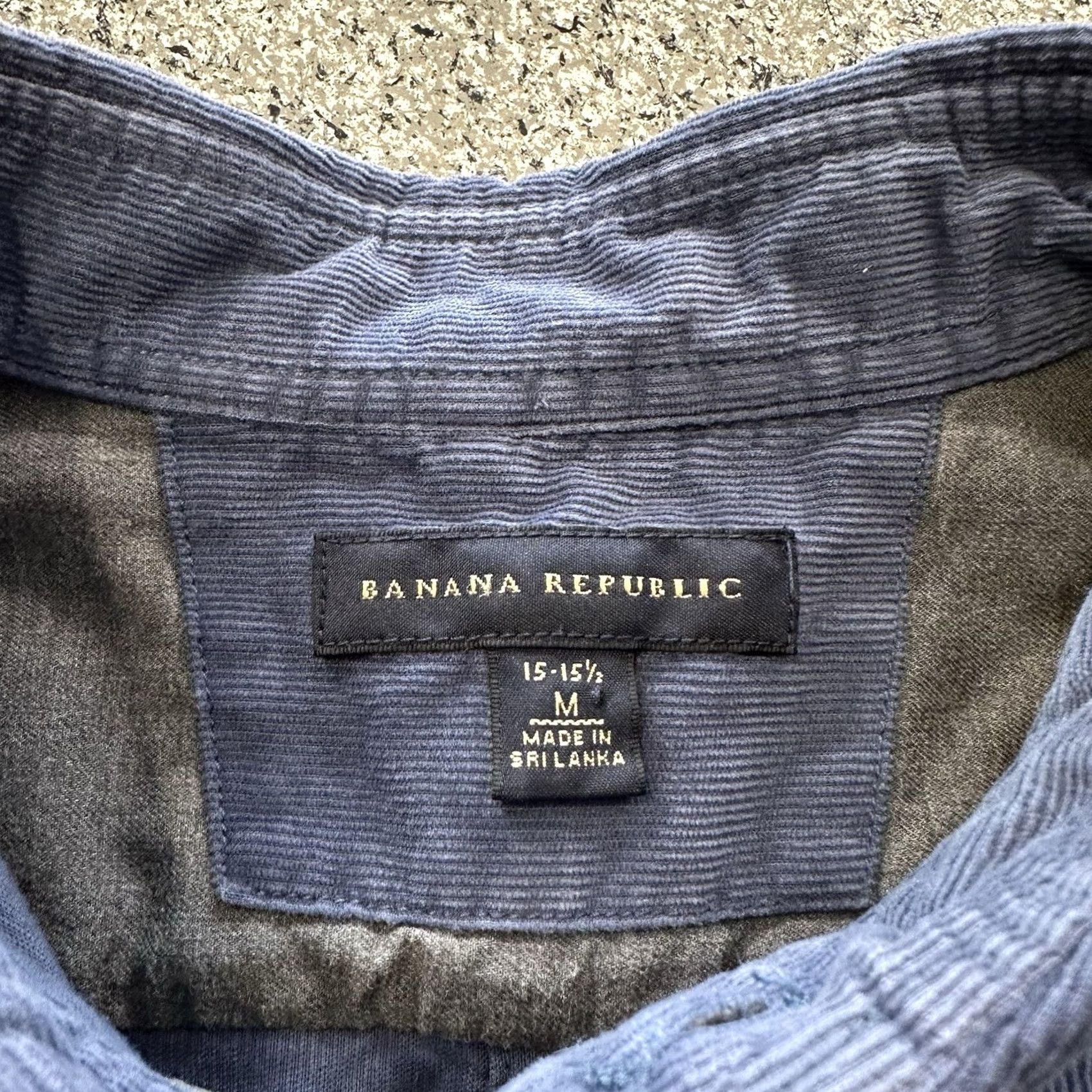 Banana Republic Banana Republic Corduroy Shirt Mens M Blue Long Sleeve Button-Up Casual Cotton Corduroy Shirt Size US M / EU 48-50 / 2 - 3 Thumbnail