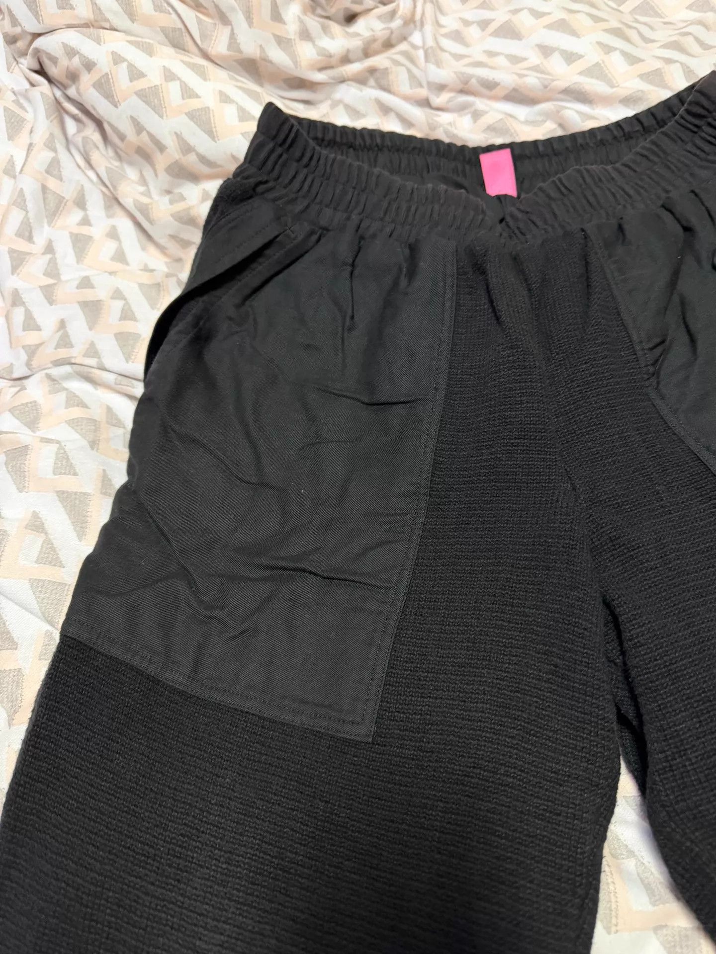Yohji Yamamoto Y's pink label knit cuffed pants size 2 8/10 London Size 26" / US 2 / IT 38 - 2 Thumbnail