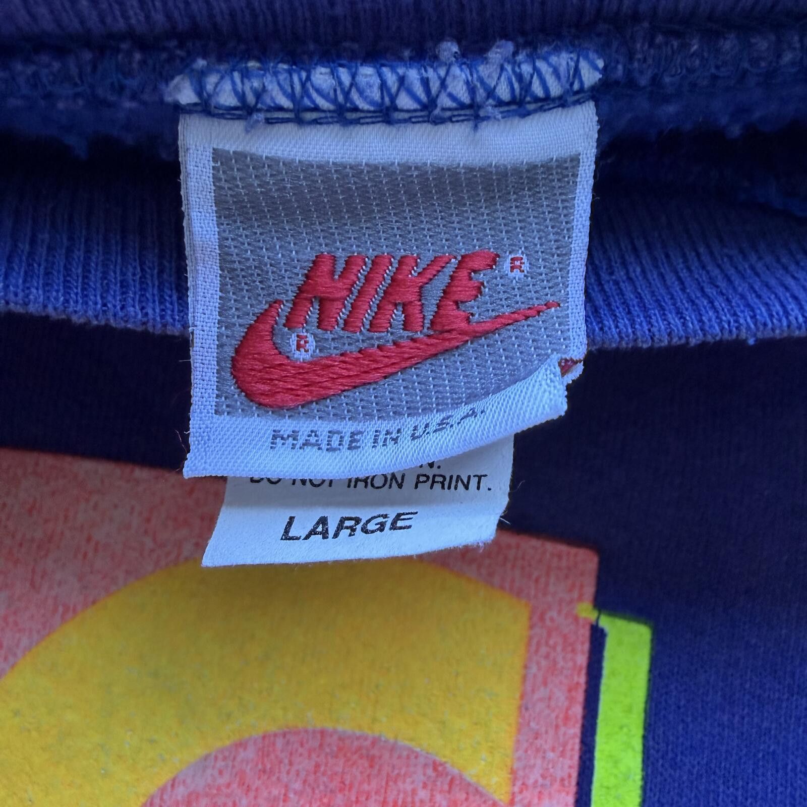 Nike Vintage 80s 90s Nike Kick Some Butt Crewneck Sweatshirt L Size L / US 10 / IT 46 - 3 Thumbnail