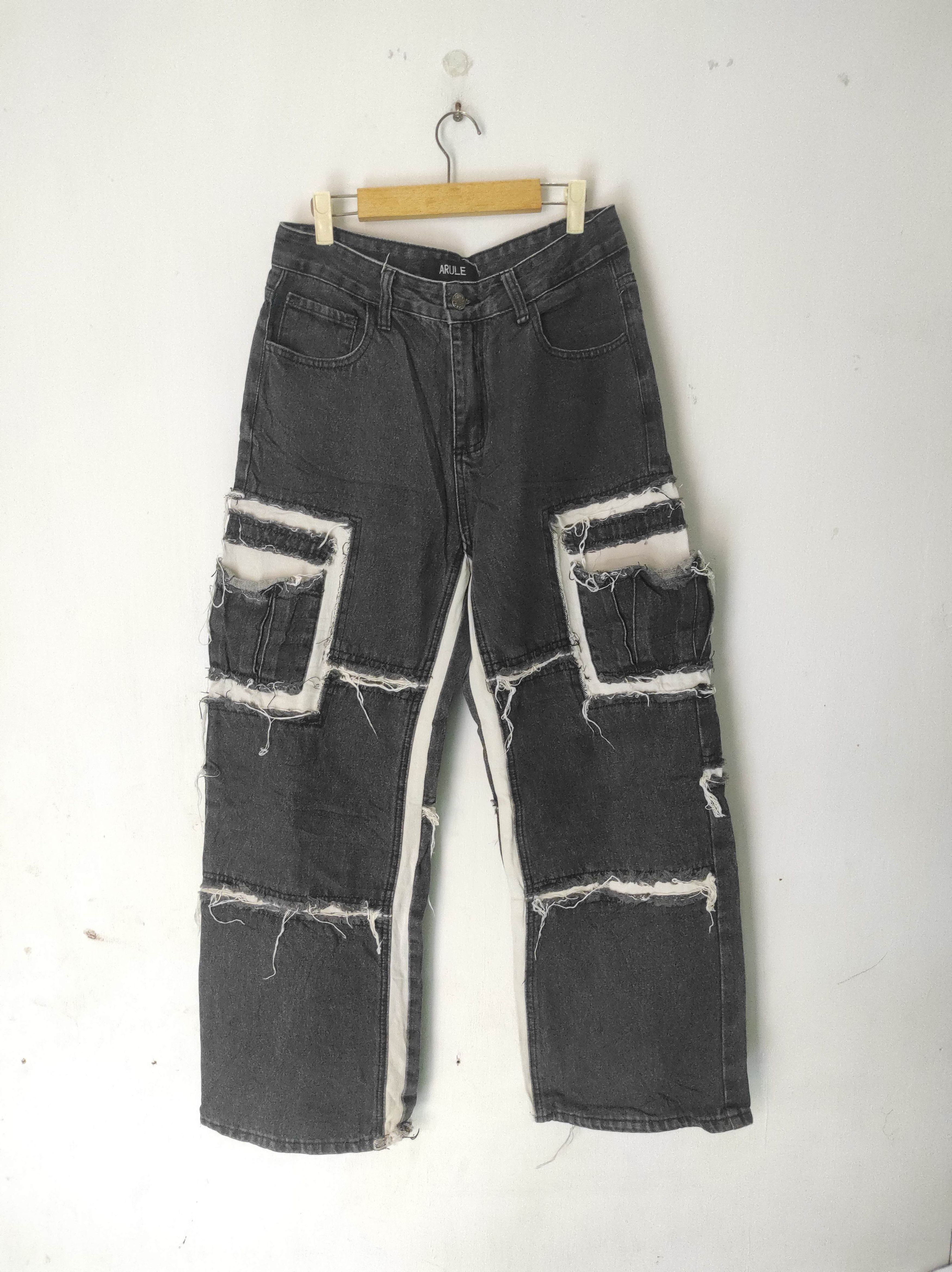 Hysteric Glamour Arule Patchwork Cargo Denim Jeans Size US 29 - 3 Thumbnail