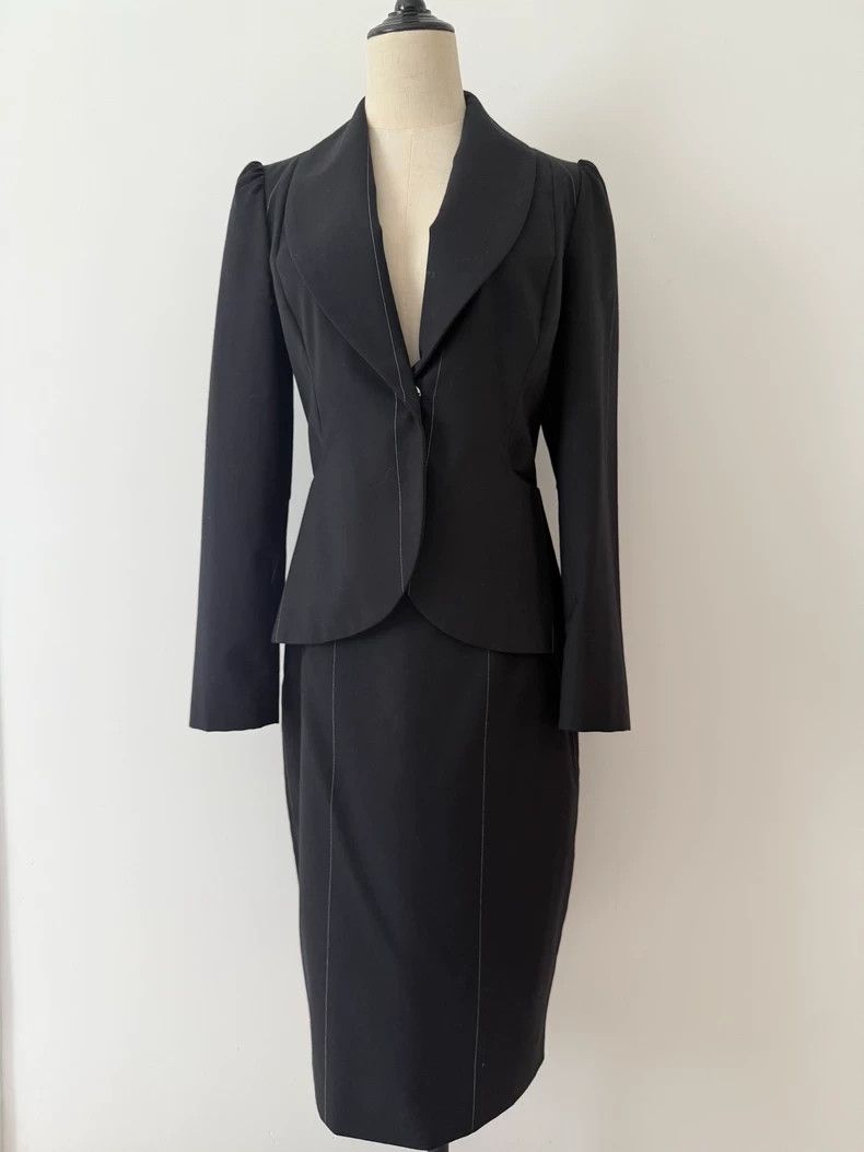 Vivienne Westwood Vivienne Westwood Black Stripe Suit Set - dmc Size US L / EU 52-54 / 3 - 1 Thumbnail