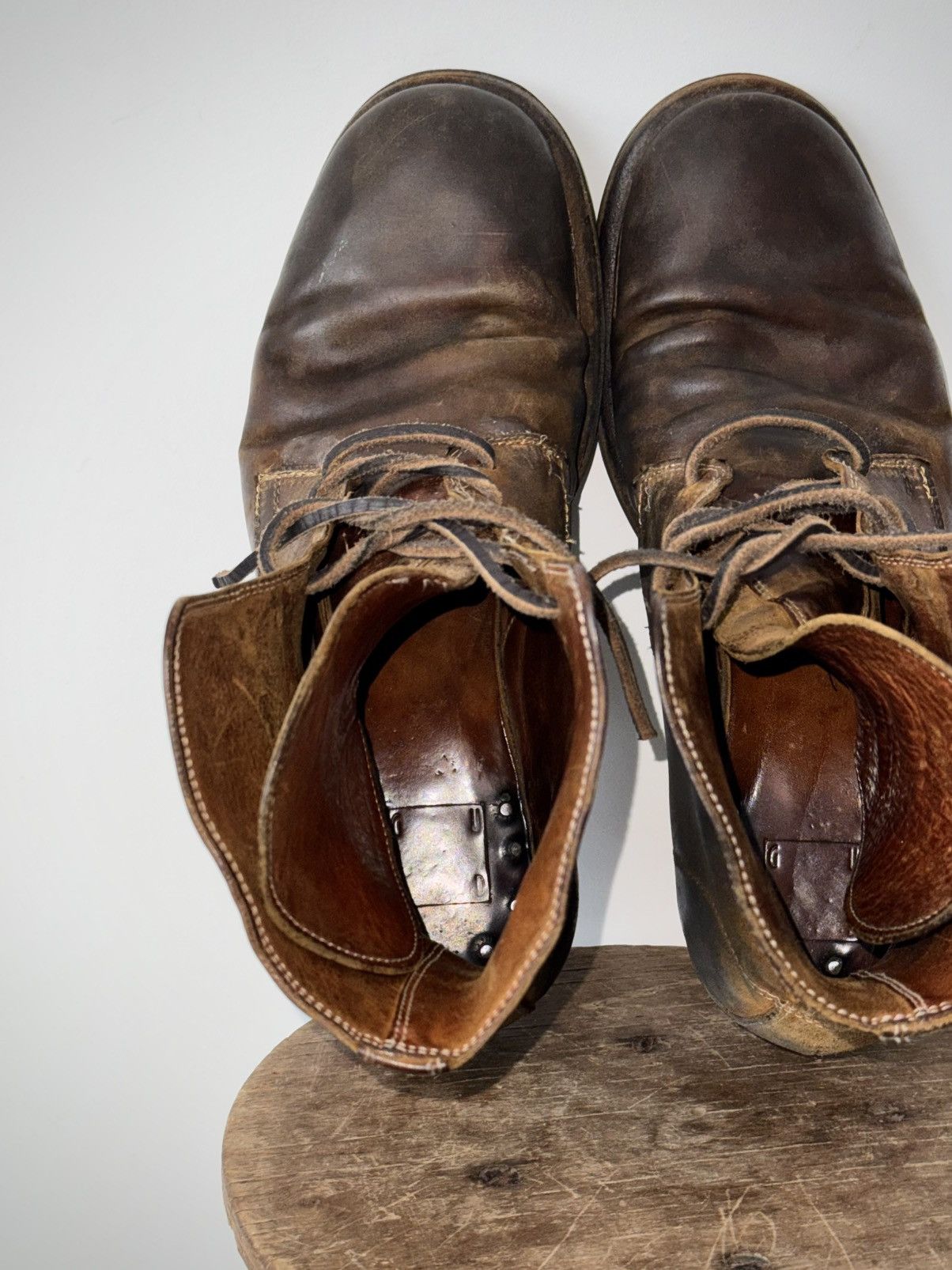 Guidi Guidi '795' Horse Ankle Brown Leather Boots Size US 9 / EU 42 - 9 Thumbnail
