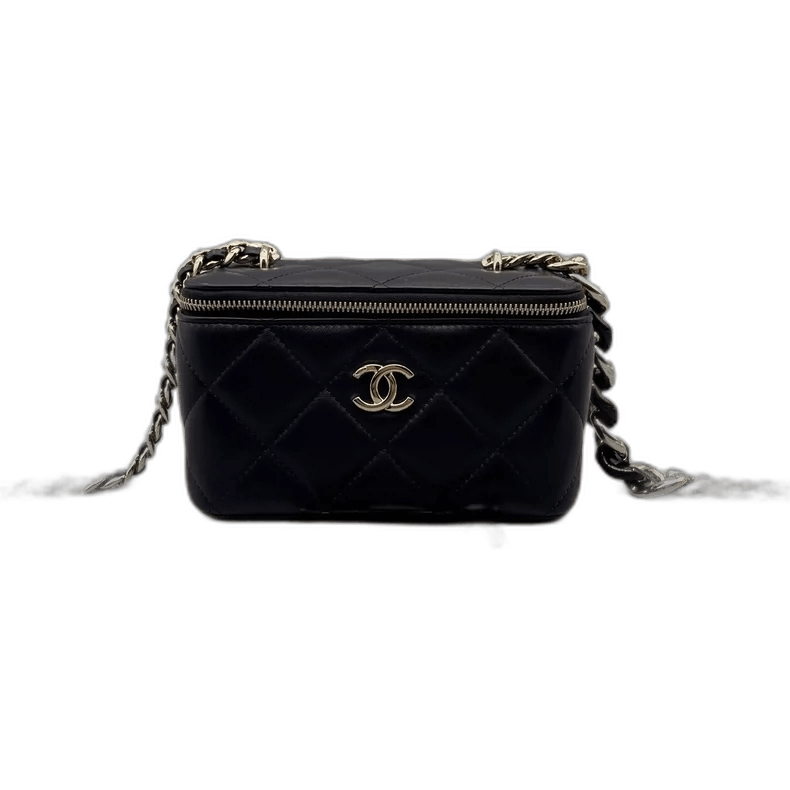 Chanel Chanel Lambskin Makeup Box Handbag-yf Size ONE SIZE - 1 Thumbnail