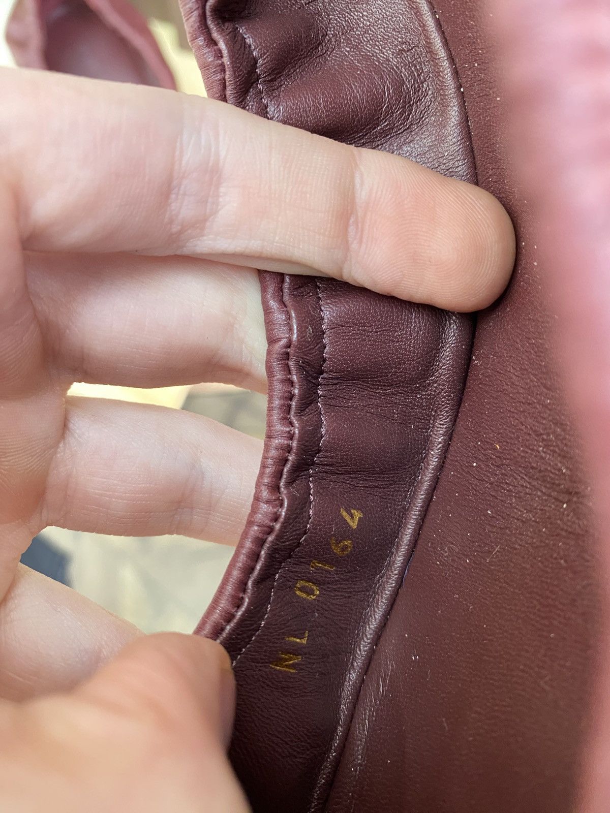 Louis Vuitton Vintage Louis Vuitton Maroon Leather Reptile Ballet Flats Size US 9 / IT 39 - 11 Thumbnail