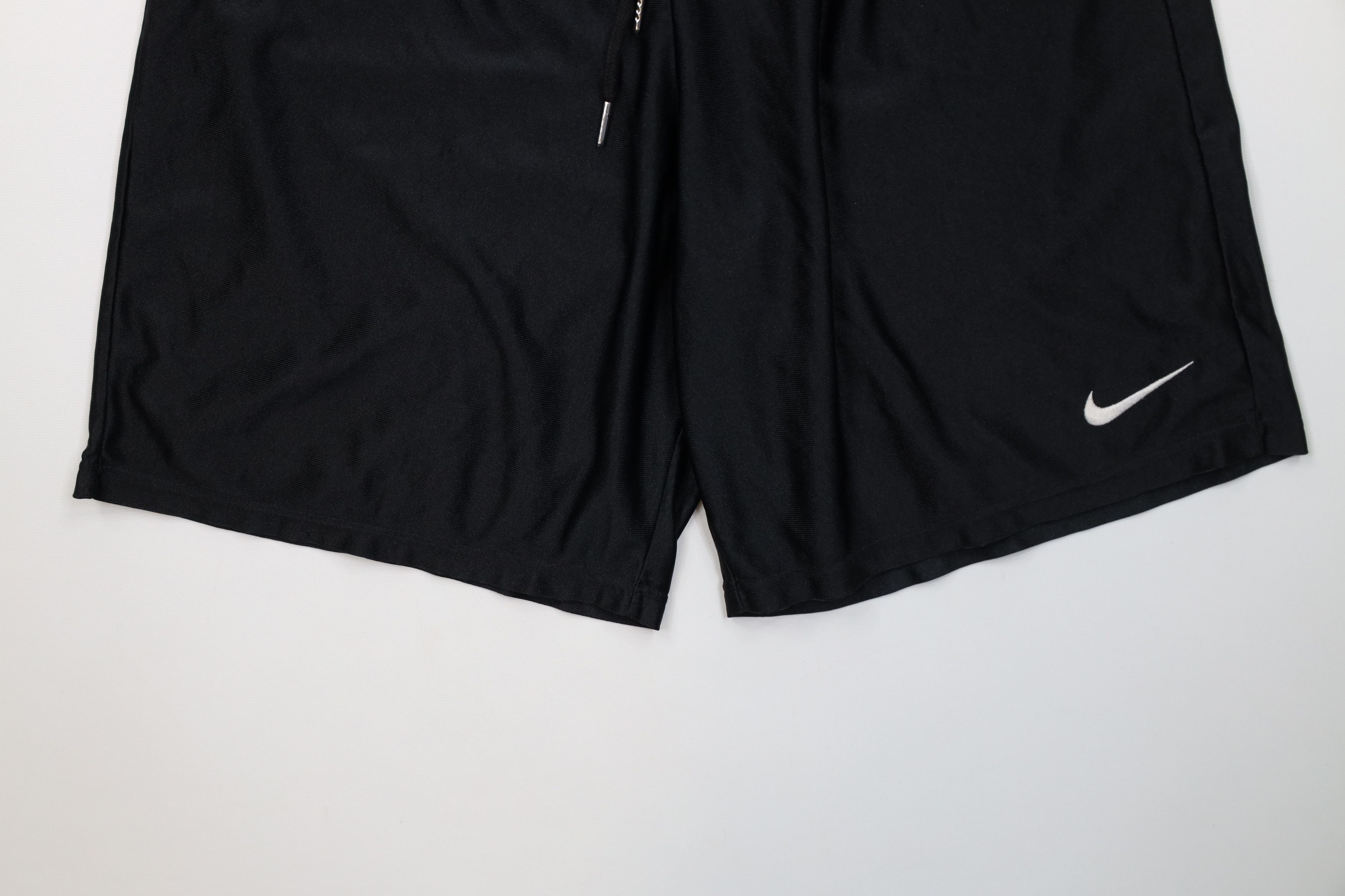 Nike Vintage 90s Nike Mini Swoosh Above Knee Shorts Black USA Size US 32 / EU 48 - 4 Thumbnail