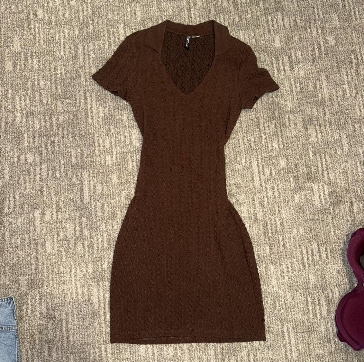 H&M h&m brown dress Size S / US 4 / IT 40 - 1 Thumbnail