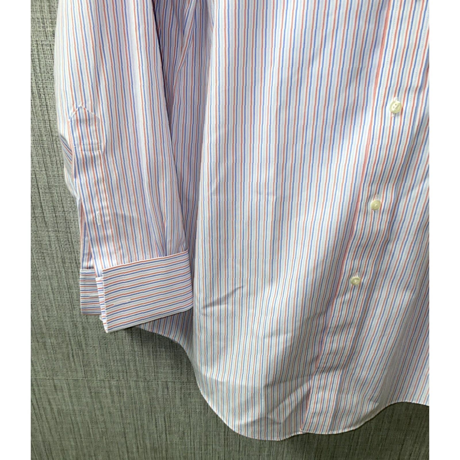 Brooks Brothers Brooks Brothers Dress Shirt Mens Long Sleeve Striped Multicolor 16.5 Regular Non Iron Size 16.5 Size US XL / EU 56 / 4 - 4 Thumbnail