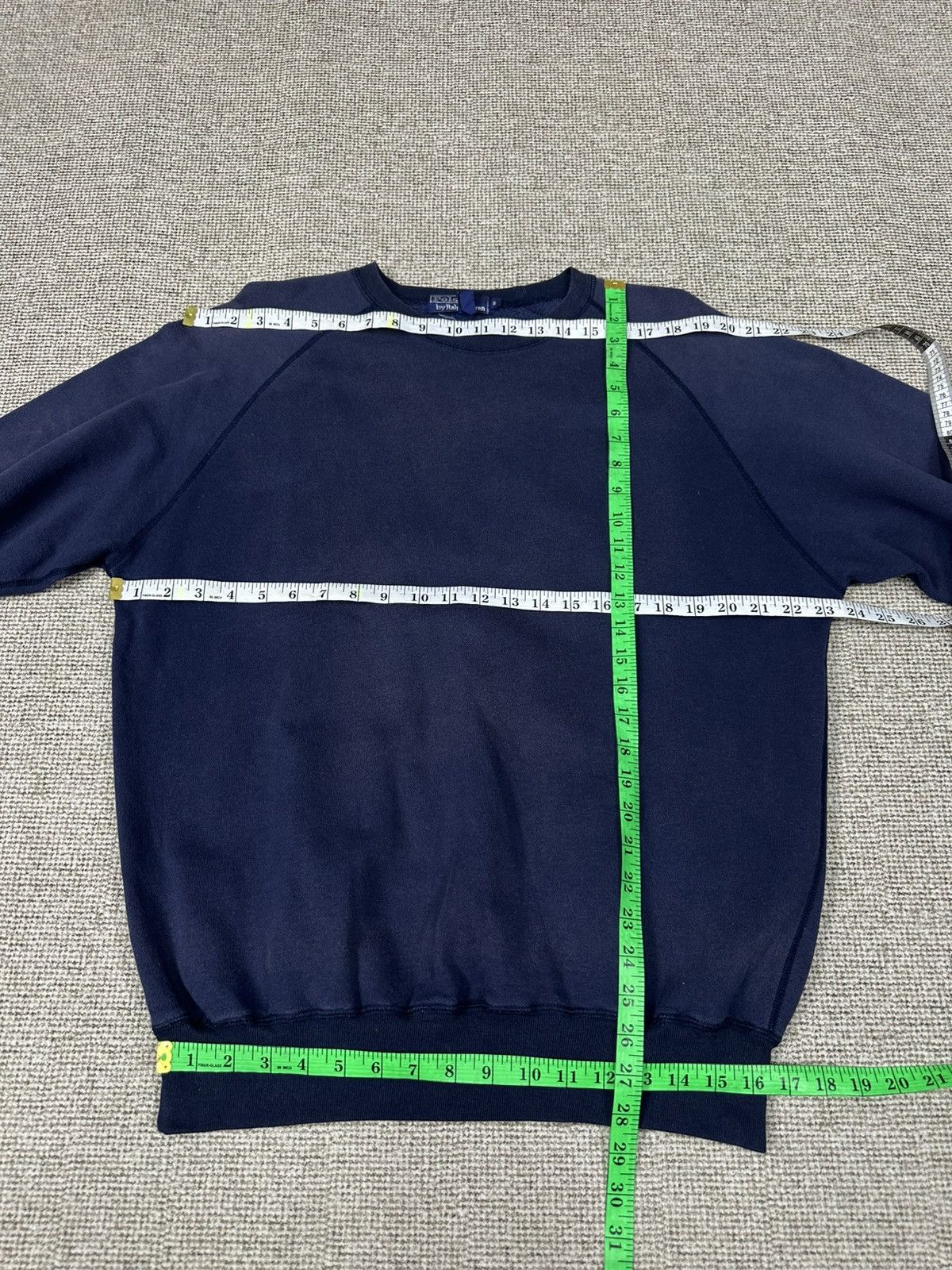 Polo Ralph Lauren Vintage Polo Ralph Lauren Small Pony Faded Crewneck Z383 Size US S / EU 44-46 / 1 - 4 Thumbnail