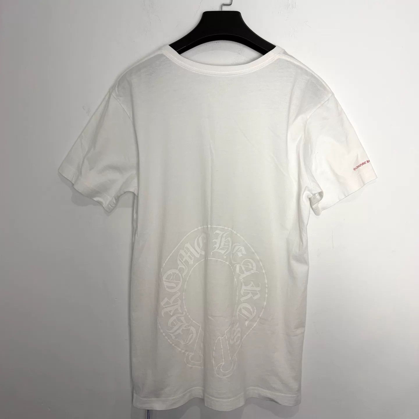 Chrome Hearts Chrome Hearts White Back Horseshoe Print Short Sleeve Tee L Size US L / EU 52-54 / 3 - 2 Thumbnail