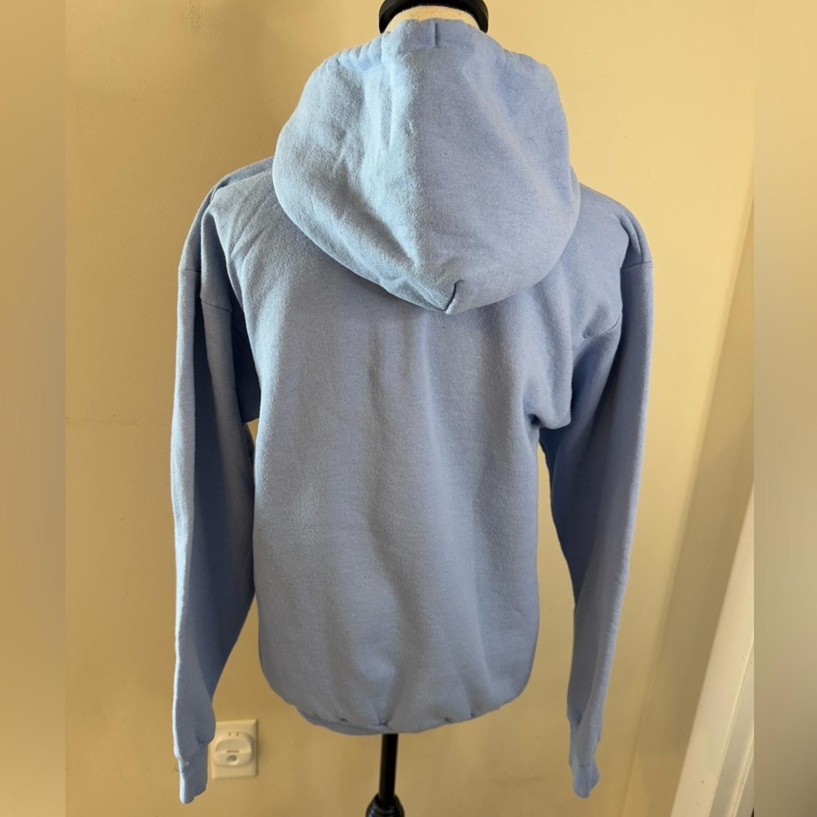 Other Port and Company blue funny graphic hoodie sweatshirt SZ SM Size S / US 4 / IT 40 - 4 Thumbnail
