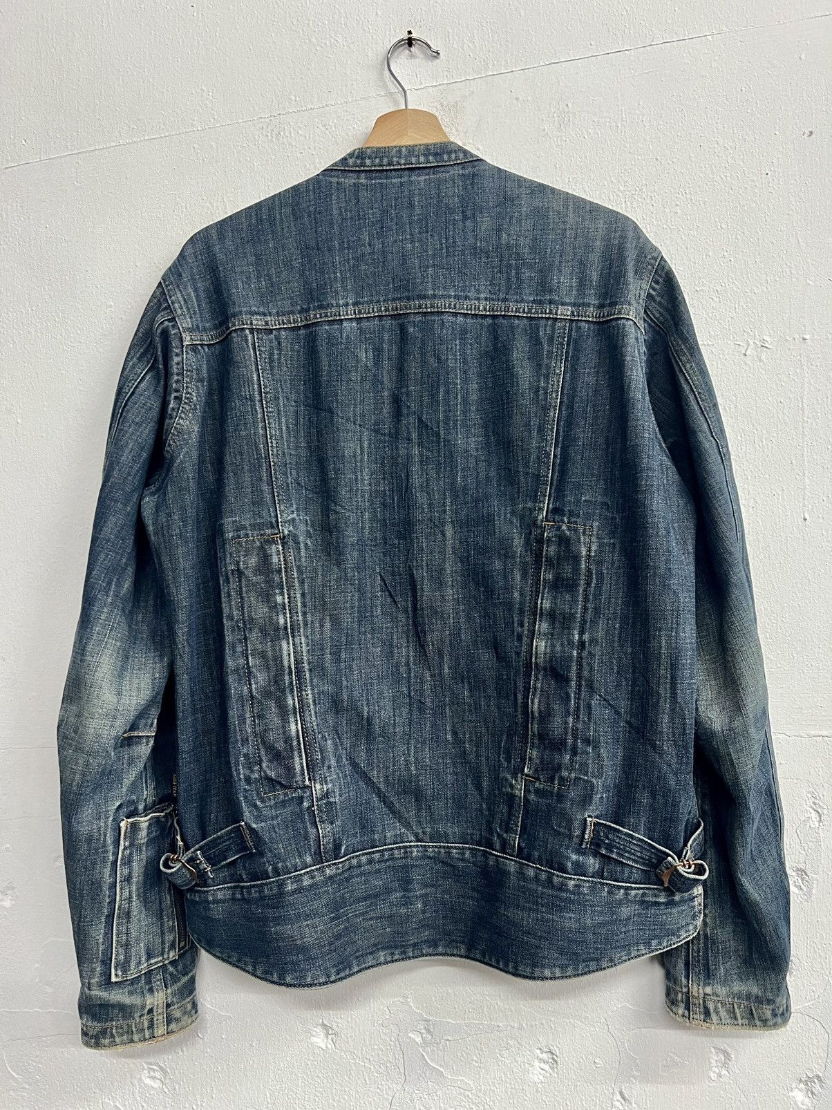 Goretex × Japanese Brand POWERAGE x GORETEX BIKER WATERPROOF JACKET DENIM Size US XL / EU 56 / 4 - 21 Thumbnail