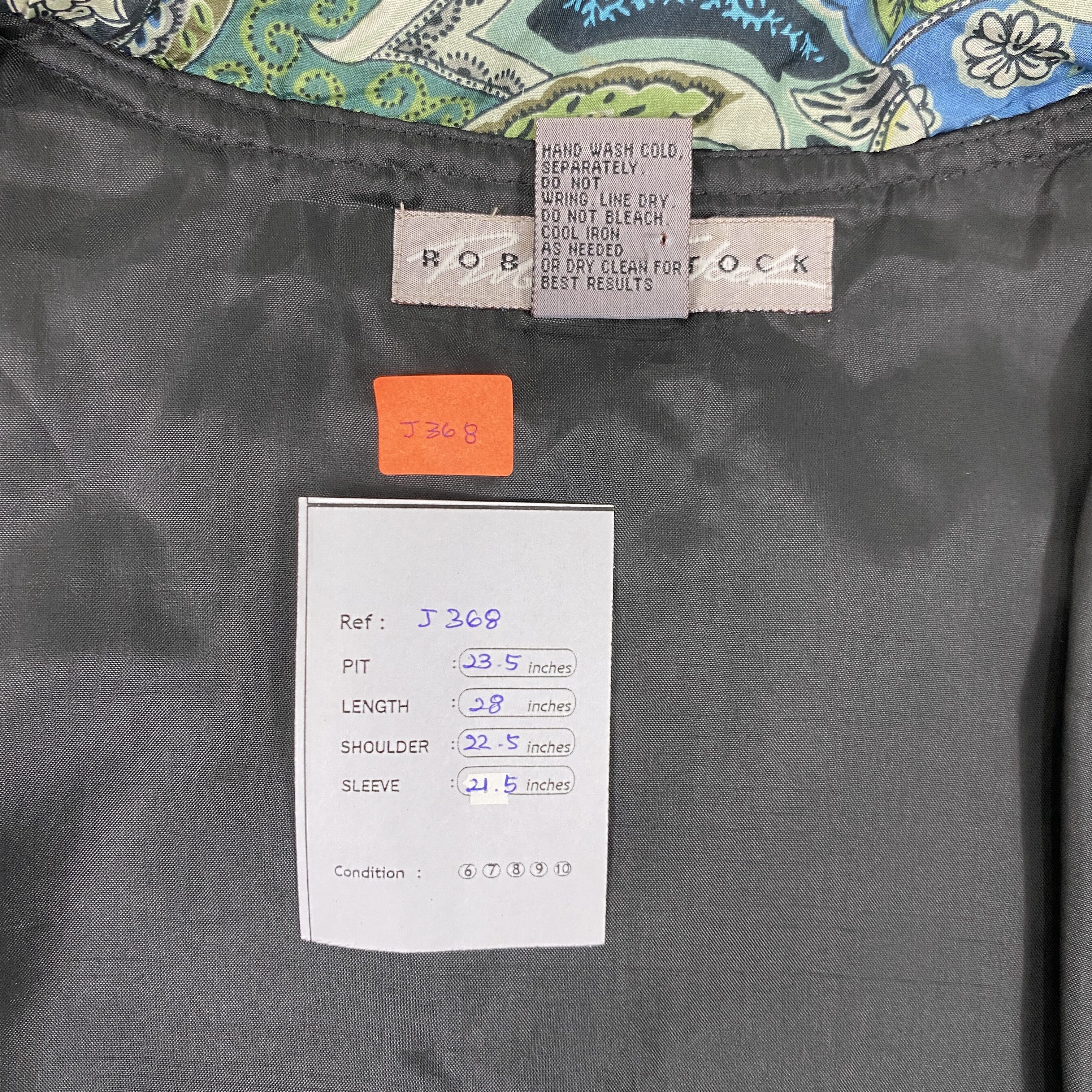 Japanese Brand Vintage Robert Stock Paisley Silk Medium Jacket- J368 Size US M / EU 48-50 / 2 - 7 Thumbnail