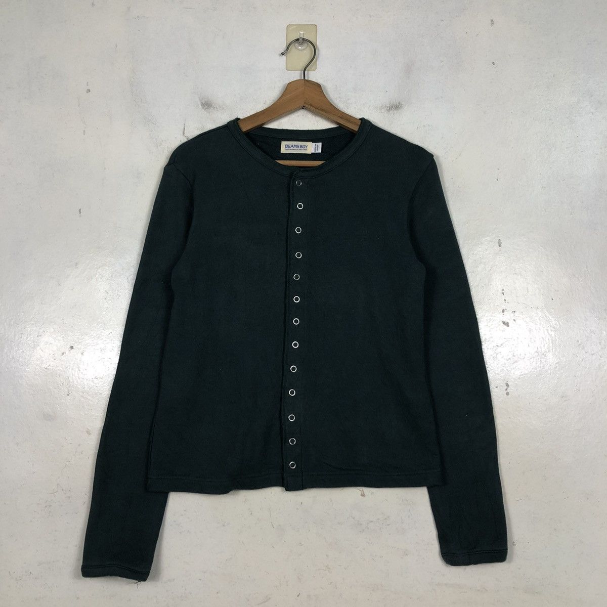 Beams Japan 📌Vintage Snap Button Cardigan Jacket Beams Boy Issey Miyake Size US M / EU 48-50 / 2 - 3 Thumbnail