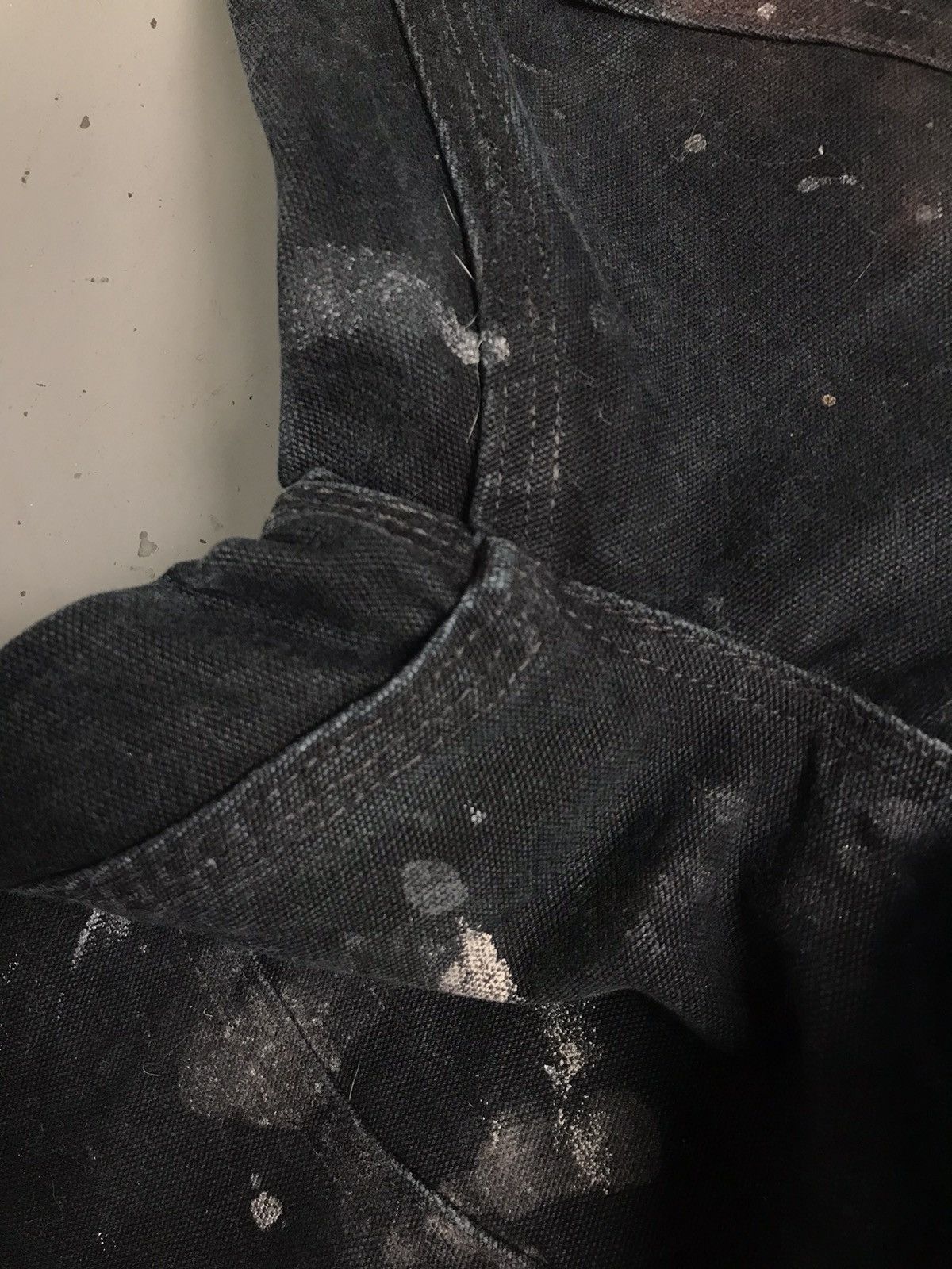 Carhartt Vintage Carhartt B01BLK double knee painted dusty denim48x29 Size US 44 / EU 60 - 11 Thumbnail