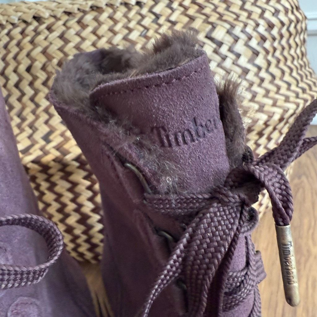 Timberland NWOB Timberland Sienna High Waterproof Mid Boots Dark Purple Size US 8.5 / IT 38.5 - 6 Thumbnail