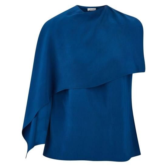 Salvatore Ferragamo SALVATORE FERRAGAMO Women Blouses 13G521 0780682 BLBIA BLUE Size M / US 6-8 / IT 42-44 - 1 Thumbnail