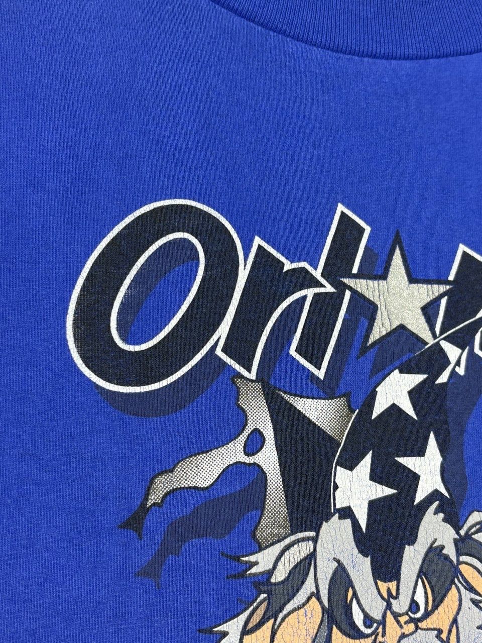 Nutmeg Vintage 90s Orlando Magic T-Shirt Wizard Mascot Graphic NBA Size US L / EU 52-54 / 3 - 6 Thumbnail