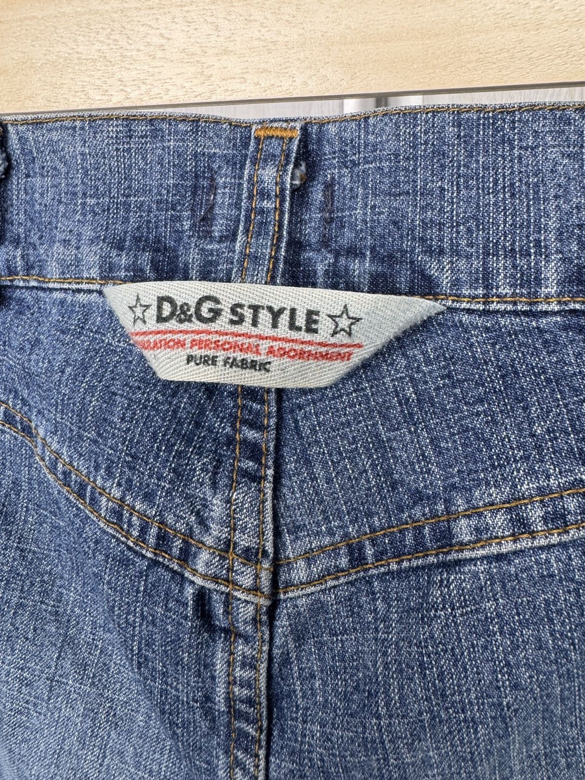 Dolce & Gabbana Dolce & Gabbana vintage wide flared bootcut avantgarde denim Size 27" / US 4 / IT 40 - 9 Thumbnail