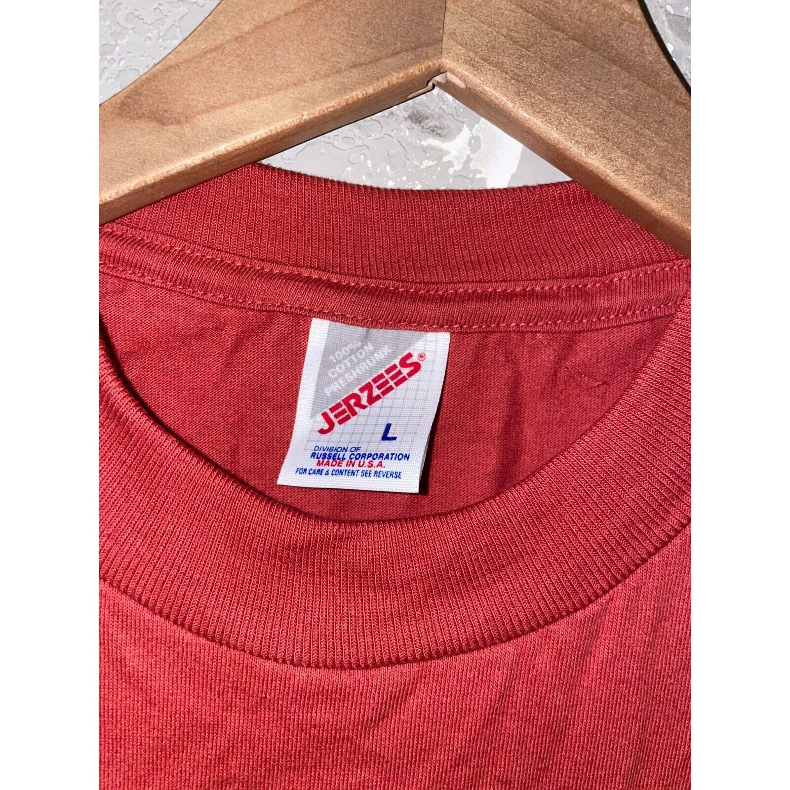 Jerzees Vintage Texas Shirt Southfork Ranch Tee Movie VTG 90s Large Size US L / EU 52-54 / 3 - 9 Thumbnail