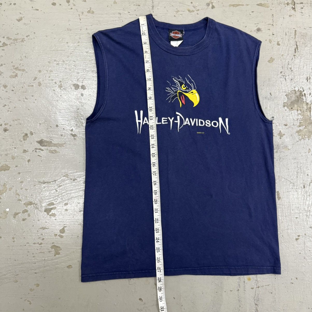 Harley Davidson Vintage Harley Davidson Sleeveless Embroidery Shirt Size US M / EU 48-50 / 2 - 5 Thumbnail