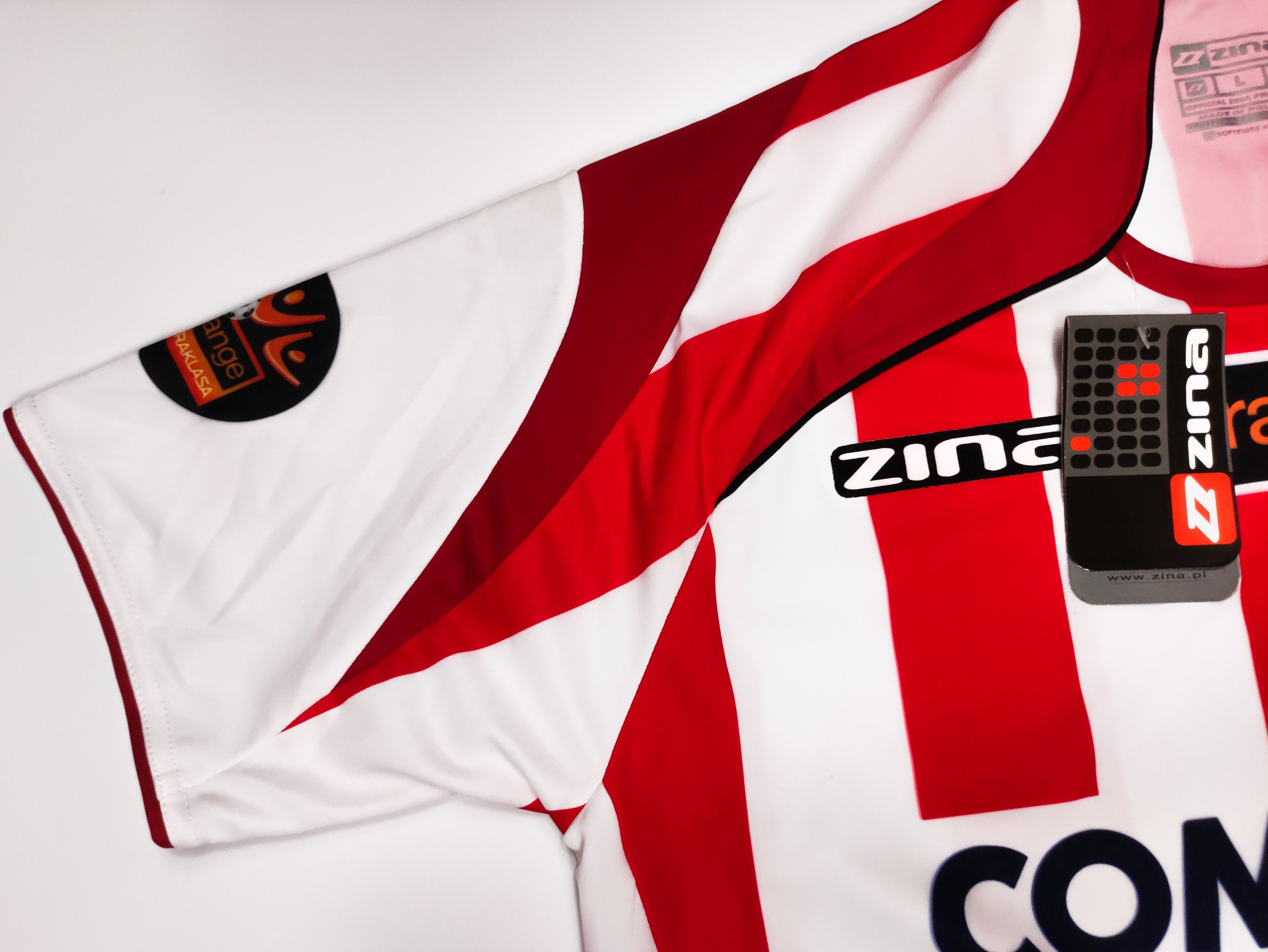 Vintage BNWT KS Cracovia 2007 2008 Zina Home Shirt Kit Jersey Cracow Size US L / EU 52-54 / 3 - 10 Thumbnail