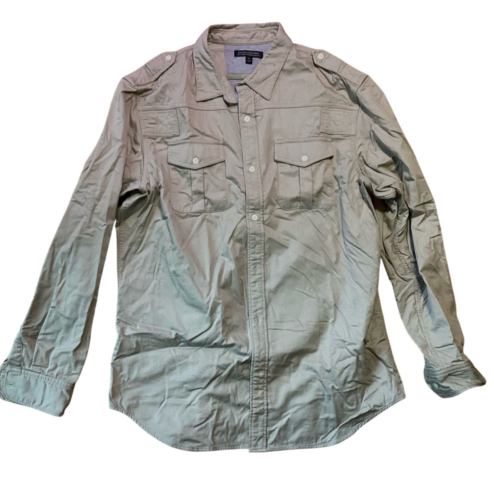 Banana Republic Banana Republic Lined Slim Fit Button Down Size US XL / EU 56 / 4 - 2 Thumbnail