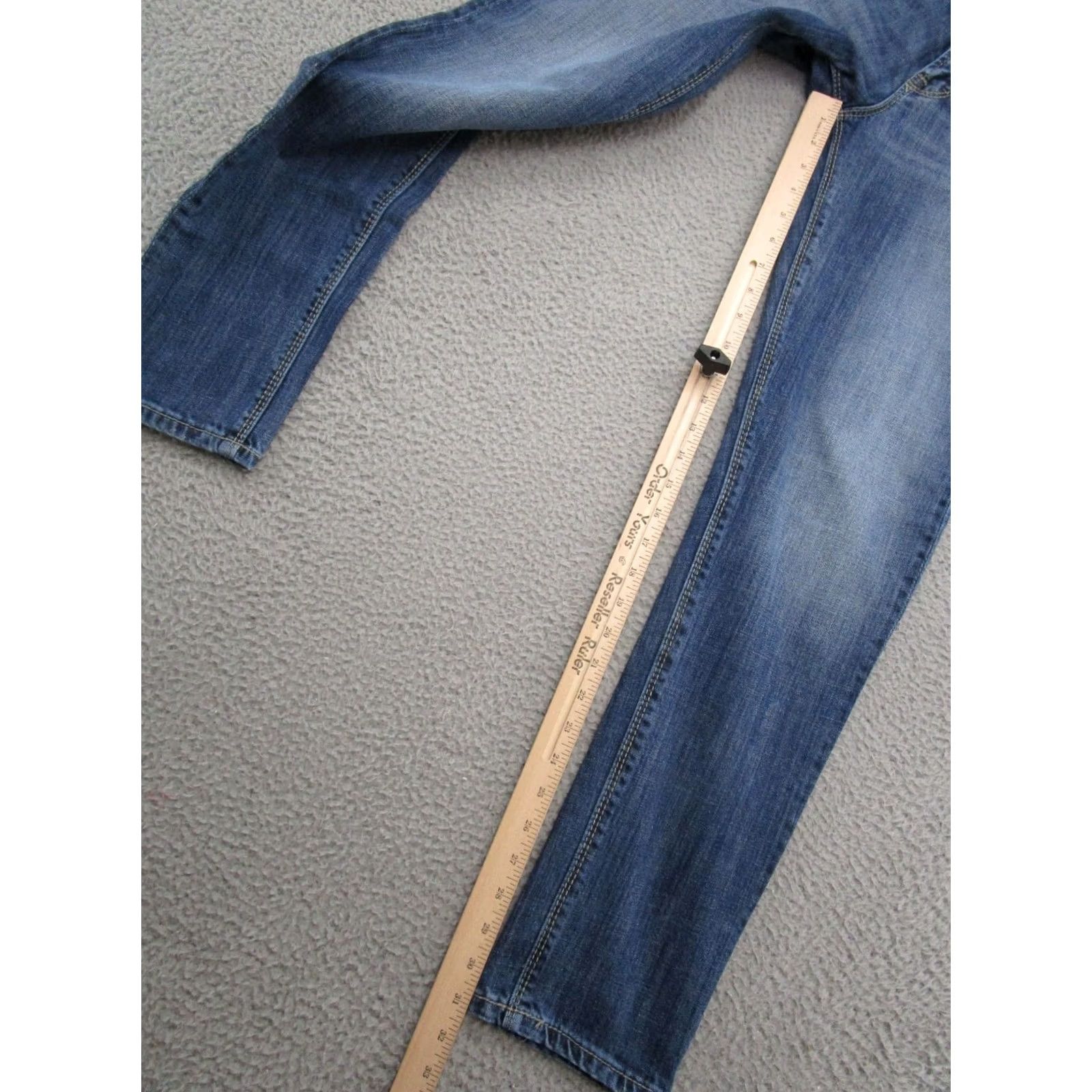 Vintage Maurices Women's Jeans Blue Stretch Denim Cotton Blend Size 6 Straight Pants Mens Womens Size 28" / US 6 / IT 42 - 7 Thumbnail