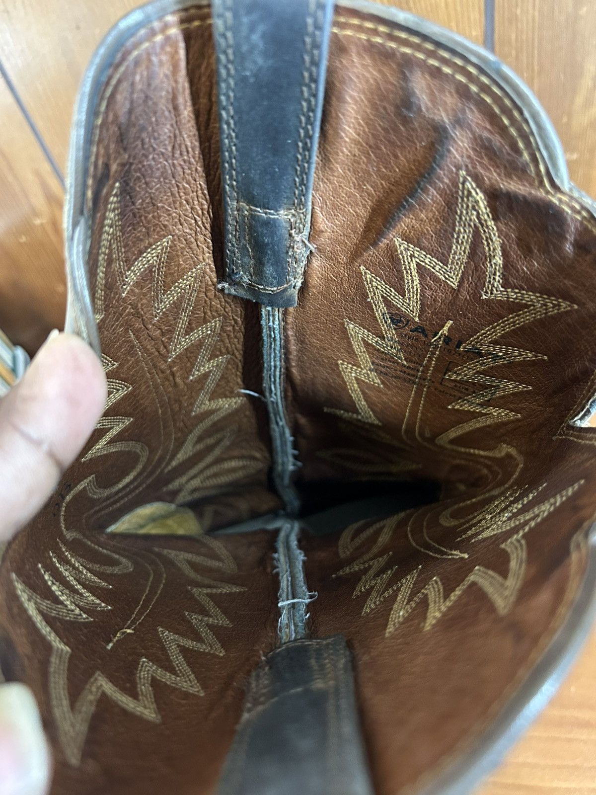 Ariat Ariat Women’s Heritage Cowboy Boots Leather Sz 9.5 B Round Size US 9.5 / IT 39.5 - 9 Thumbnail