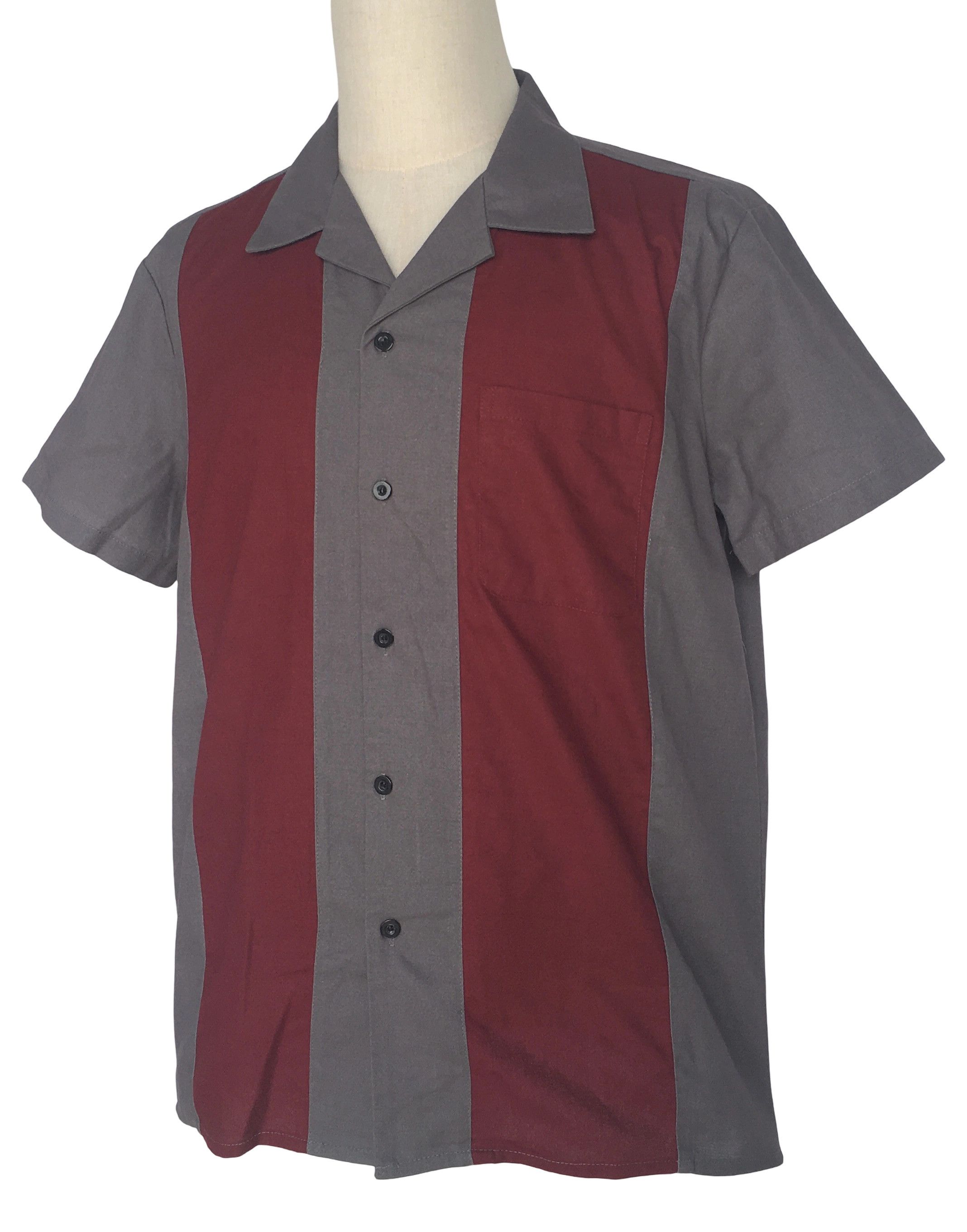 Other Vintage Style Western Shirts Bowling Shirts-gray Size US XXL / EU 58 / 5 - 2 Thumbnail